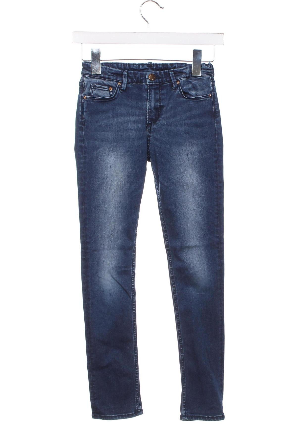 Dziecięce jeansy H&M, Rozmiar 10-11y/ 146-152 cm, Kolor Niebieski, Cena 36,67 zł