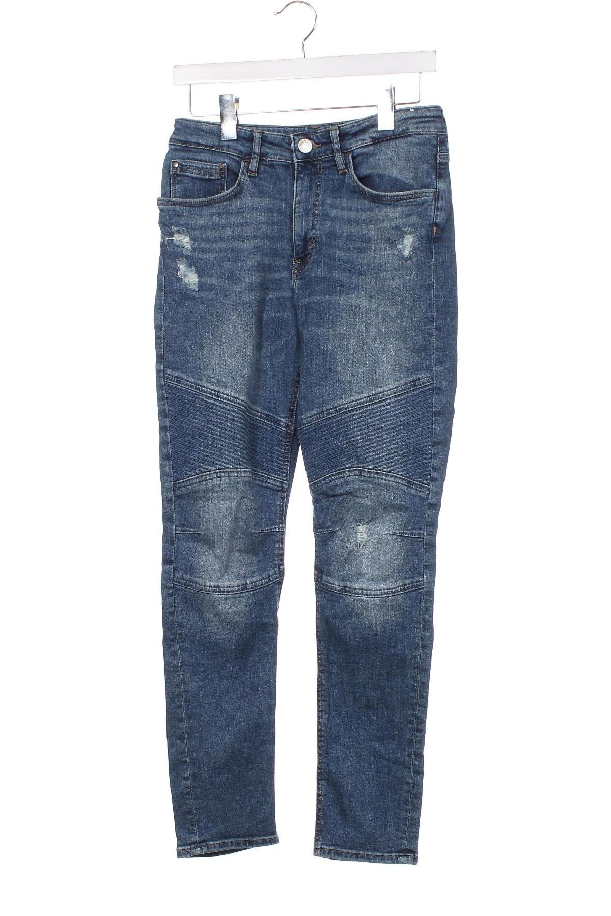 Dziecięce jeansy H&M, Rozmiar 14-15y/ 168-170 cm, Kolor Niebieski, Cena 24,56 zł