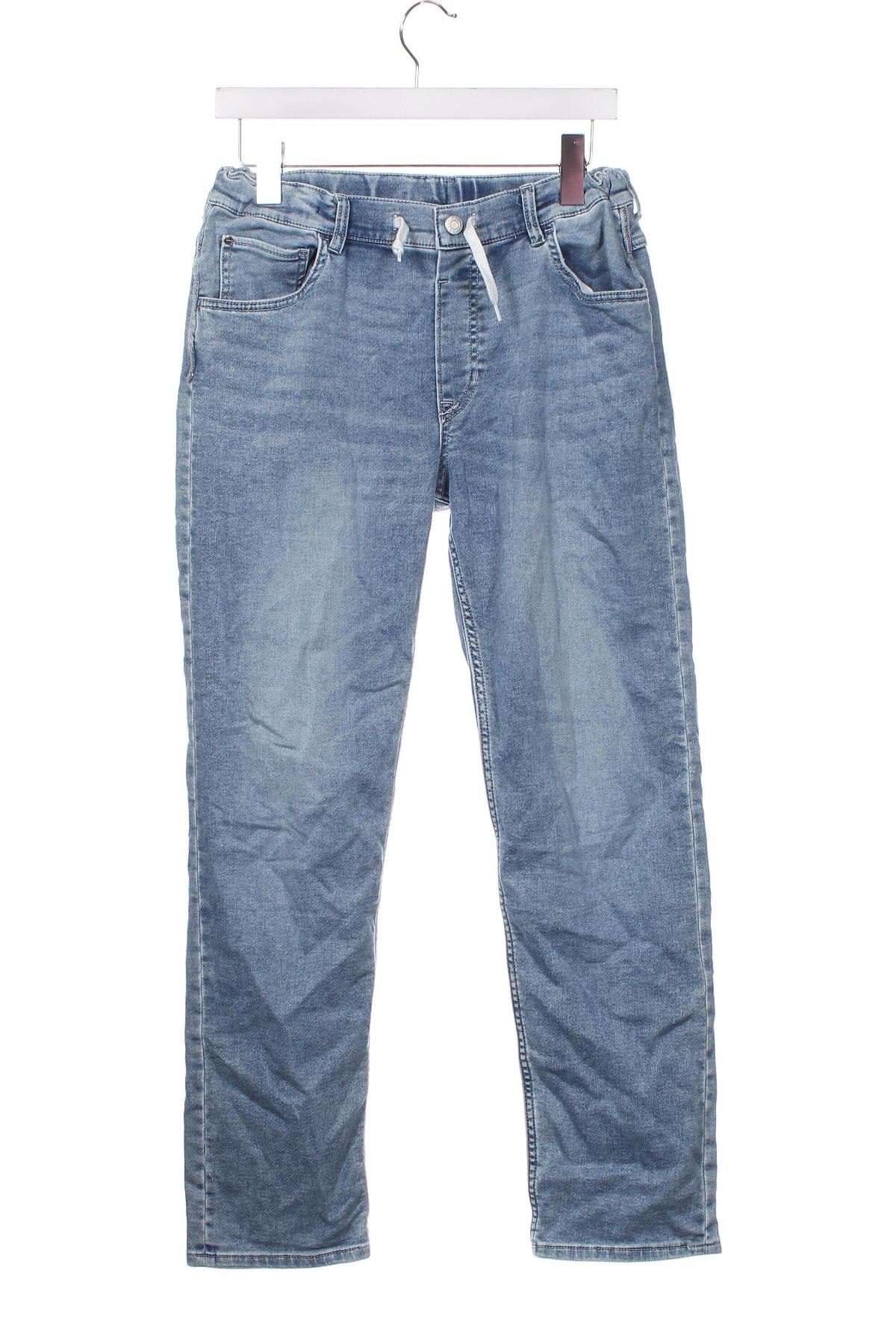 Dziecięce jeansy H&M, Rozmiar 13-14y/ 164-168 cm, Kolor Niebieski, Cena 102,35 zł