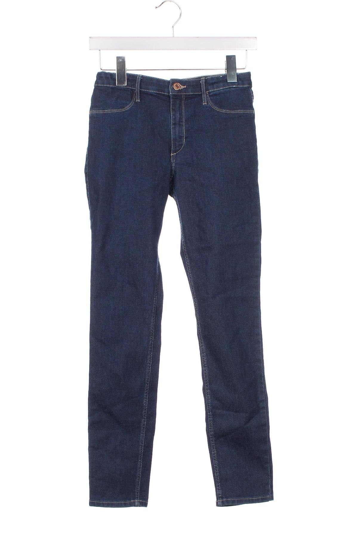 Dziecięce jeansy H&M, Rozmiar 12-13y/ 158-164 cm, Kolor Niebieski, Cena 15,35 zł