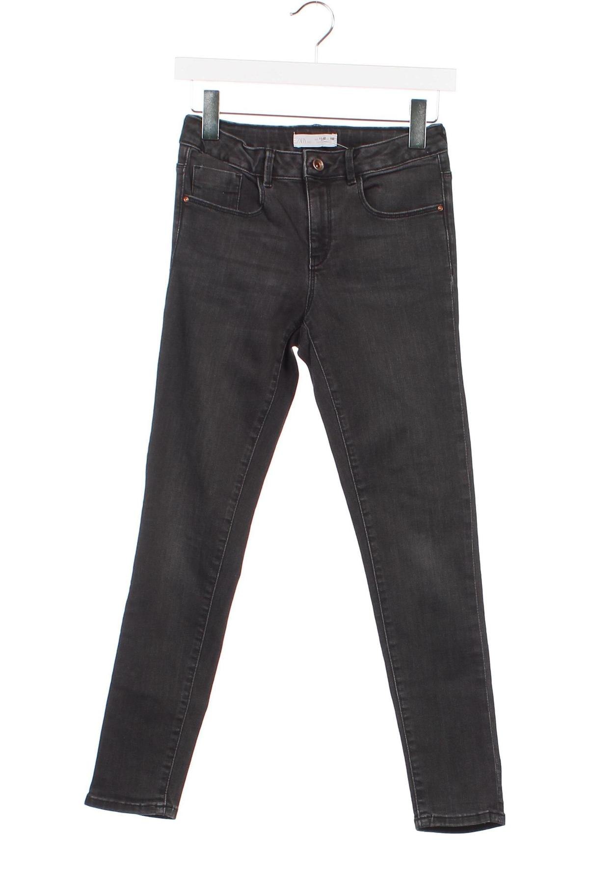 Kinderjeans H&M, Größe 11-12y/ 152-158 cm, Farbe Grau, Preis € 9,86