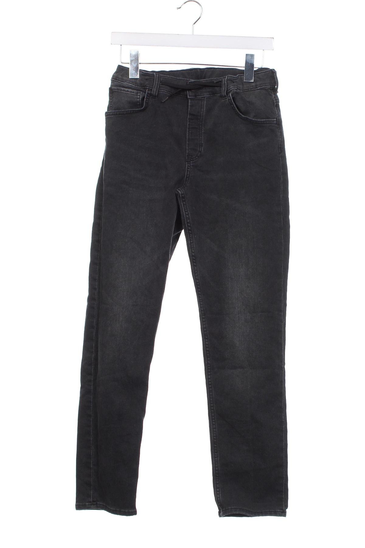 Dziecięce jeansy H&M, Rozmiar 13-14y/ 164-168 cm, Kolor Szary, Cena 102,35 zł