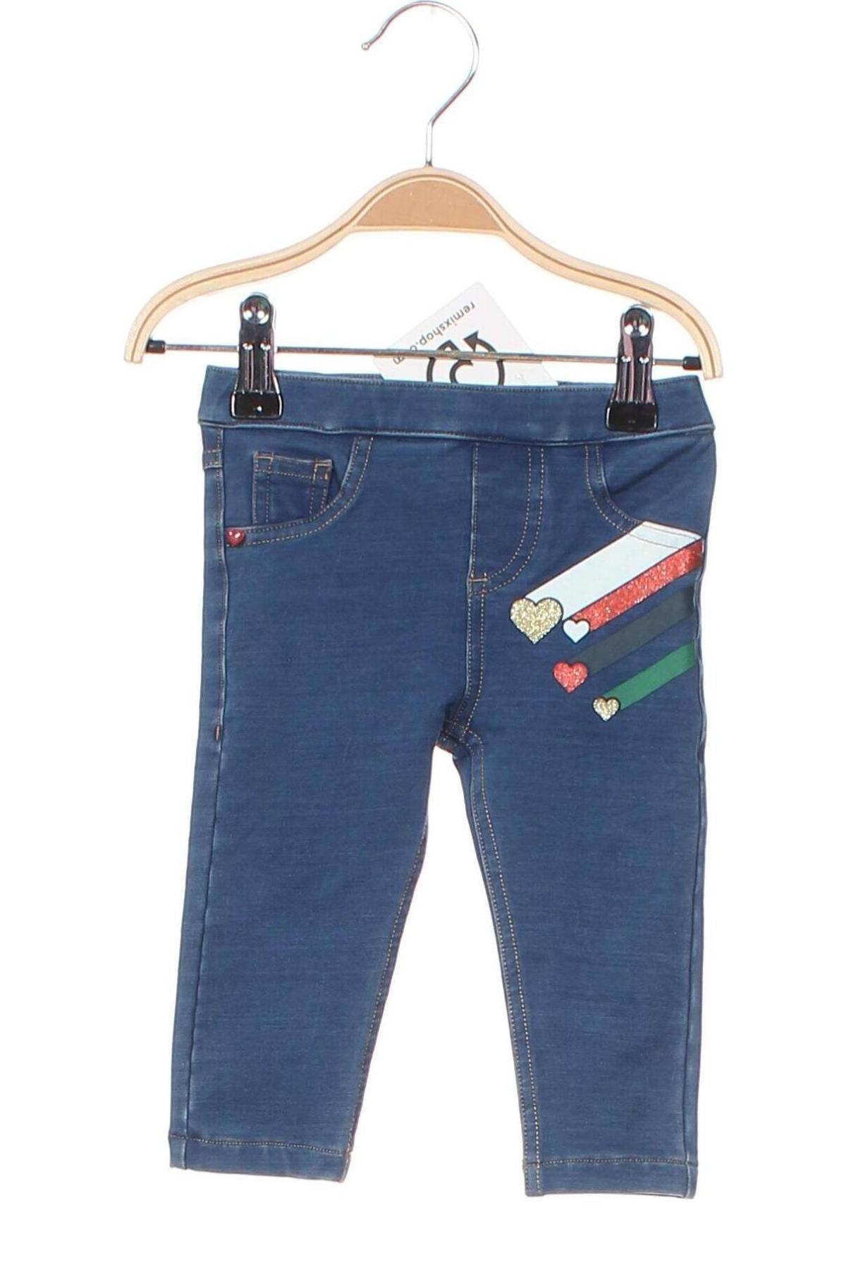 Dziecięce jeansy Original Marines, Rozmiar 6-9m/ 68-74 cm, Kolor Niebieski, Cena 45,31 zł