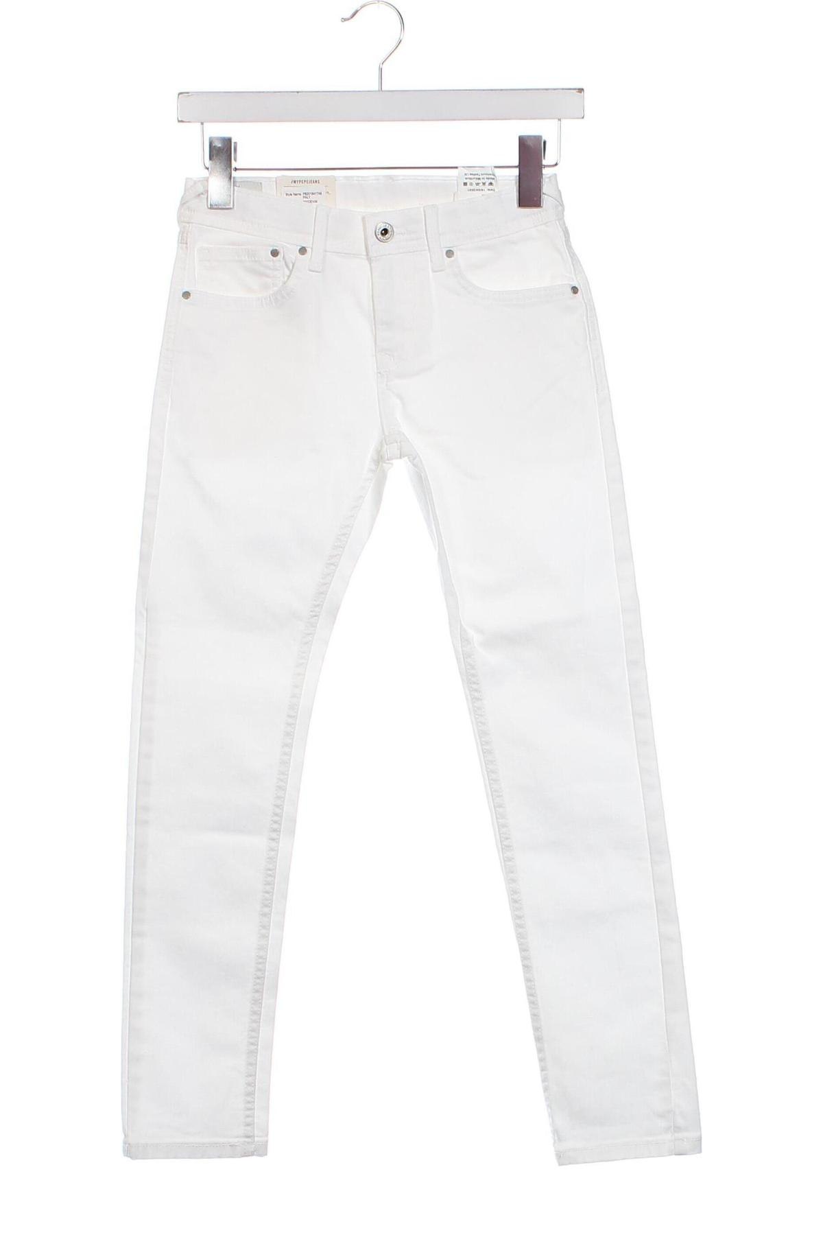 Dziecięce jeansy Pepe Jeans, Rozmiar 8-9y/ 134-140 cm, Kolor Biały, Cena 67,97 zł