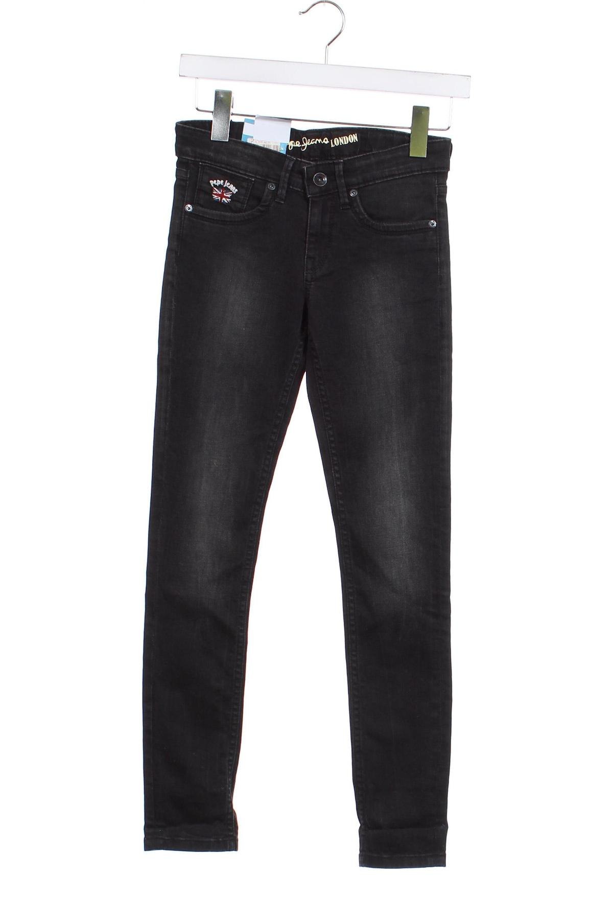 Детски дънки Pepe Jeans, Размер 7-8y/ 128-134 см, Цвят Черен, Цена 33,66 лв.