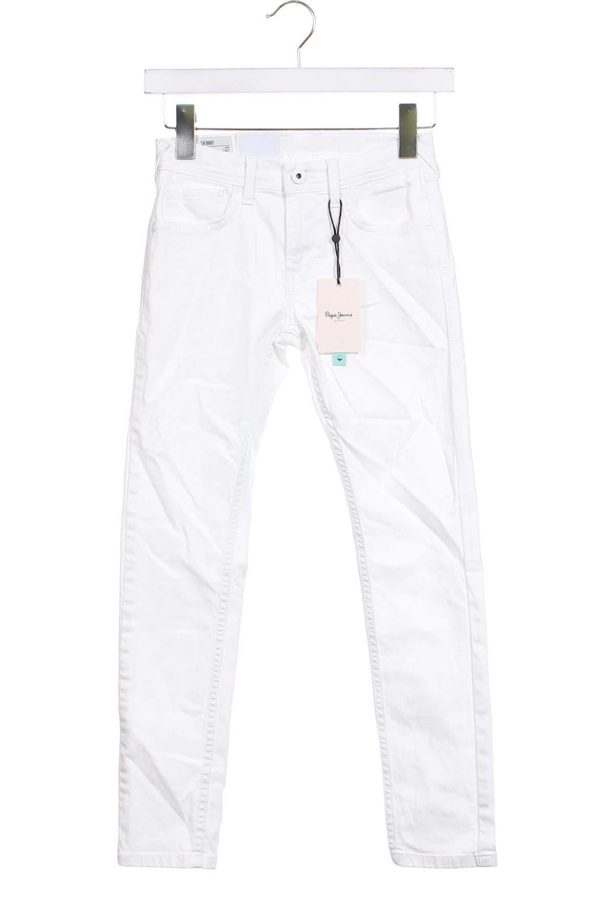 Детски дънки Pepe Jeans, Размер 9-10y/ 140-146 см, Цвят Бял, Цена 102,00 лв.