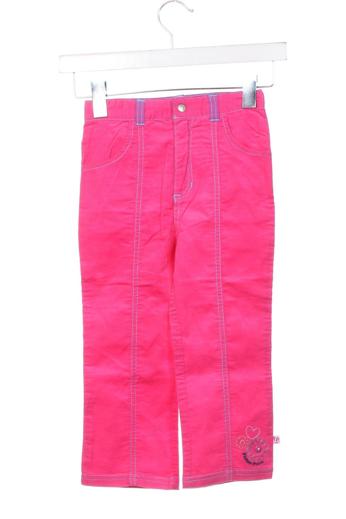 Pantaloni de catifea reiată, pentru copii, Mărime 3-4y/ 104-110 cm, Culoare Roz, Preț 23,97 Lei