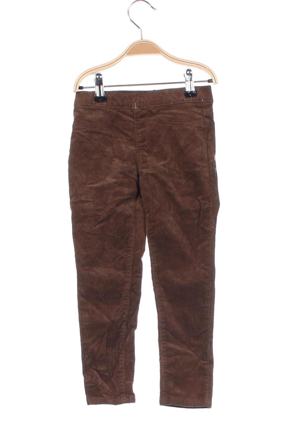 Pantaloni de catifea reiată, pentru copii H&M, Mărime 3-4y/ 104-110 cm, Culoare Maro, Preț 108,55 Lei