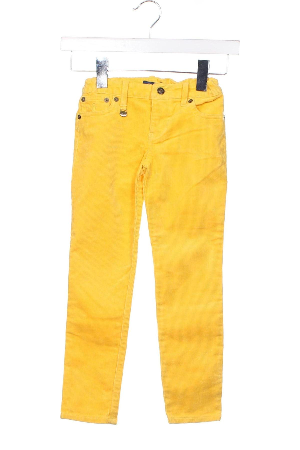 Dětské manšestráky  Polo By Ralph Lauren, Velikost 5-6y/ 116-122 cm, Barva Žlutá, Cena  408,00 Kč