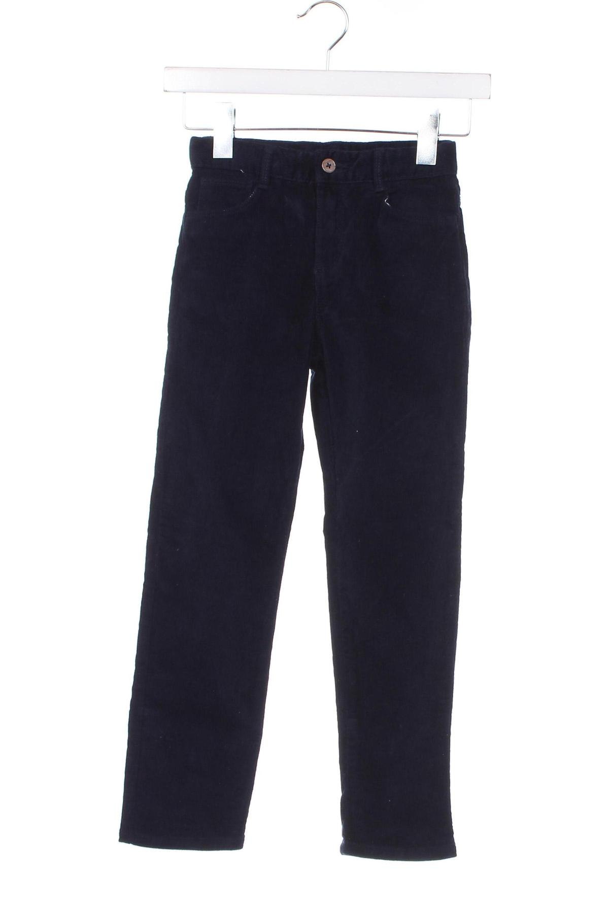 Pantaloni de catifea reiată, pentru copii Tex, Mărime 7-8y/ 128-134 cm, Culoare Albastru, Preț 41,02 Lei