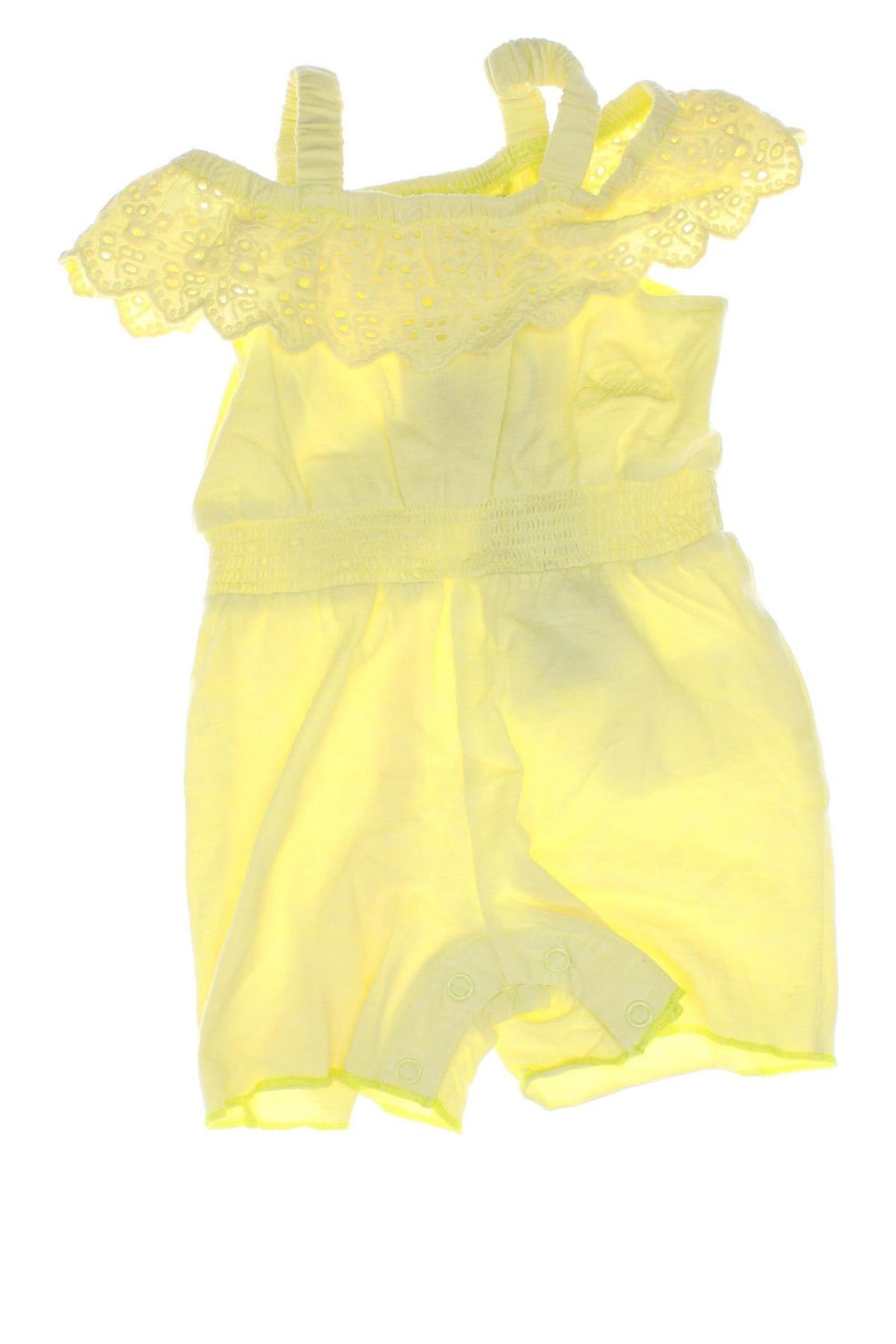 Παιδική σαλοπέτα Guess, Μέγεθος 3-6m/ 62-68 εκ., Χρώμα Κίτρινο, Τιμή 30,67 €