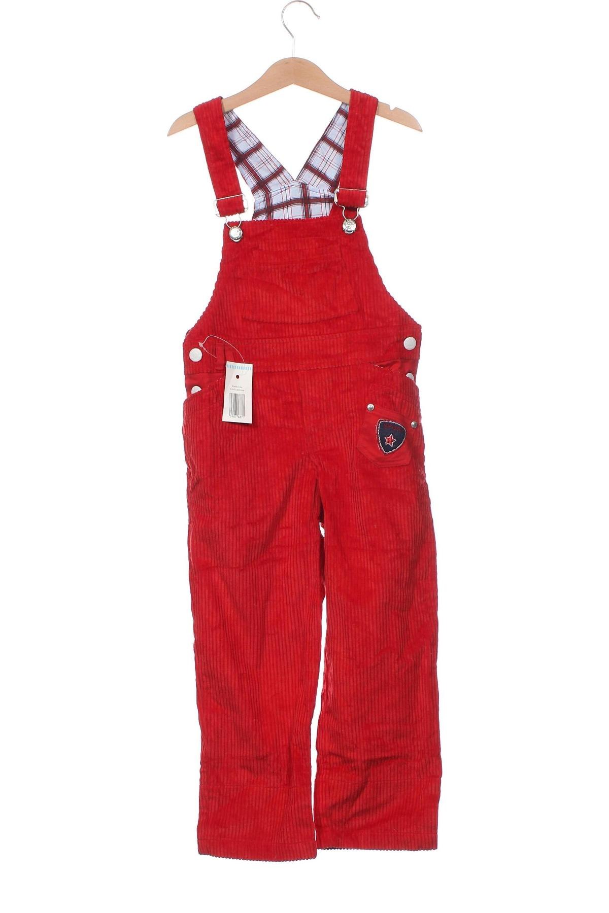 Kinder Overall Papagino, Größe 3-4y/ 104-110 cm, Farbe Rot, Preis 12,25 €