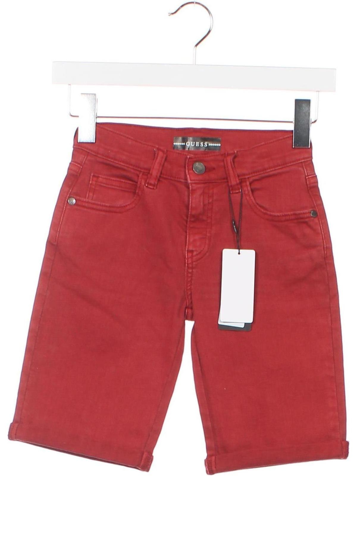 Detské krátke nohavice  Guess, Veľkosť 7-8y/ 128-134 cm, Farba Červená, Cena  32,47 €