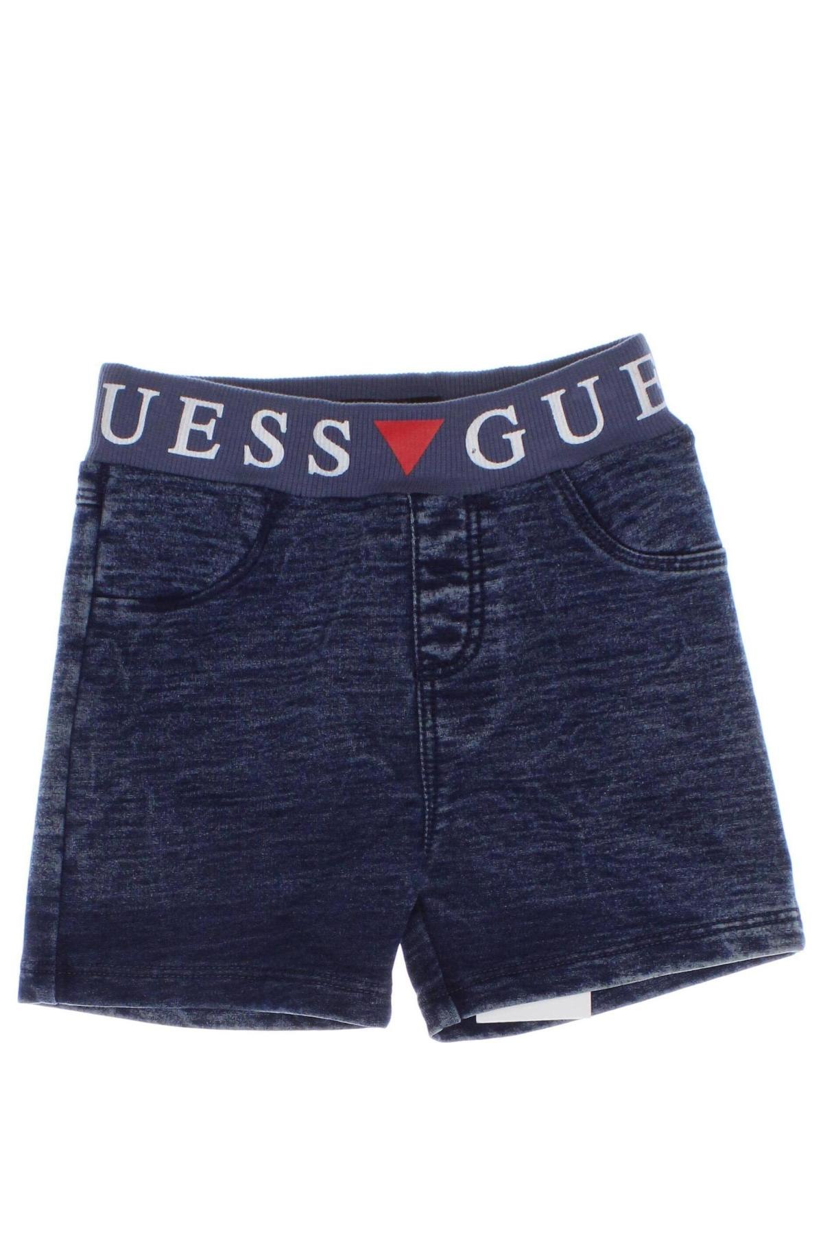 Pantaloni scurți pentru copii Guess, Mărime 3-6m/ 62-68 cm, Culoare Albastru, Preț 165,79 Lei