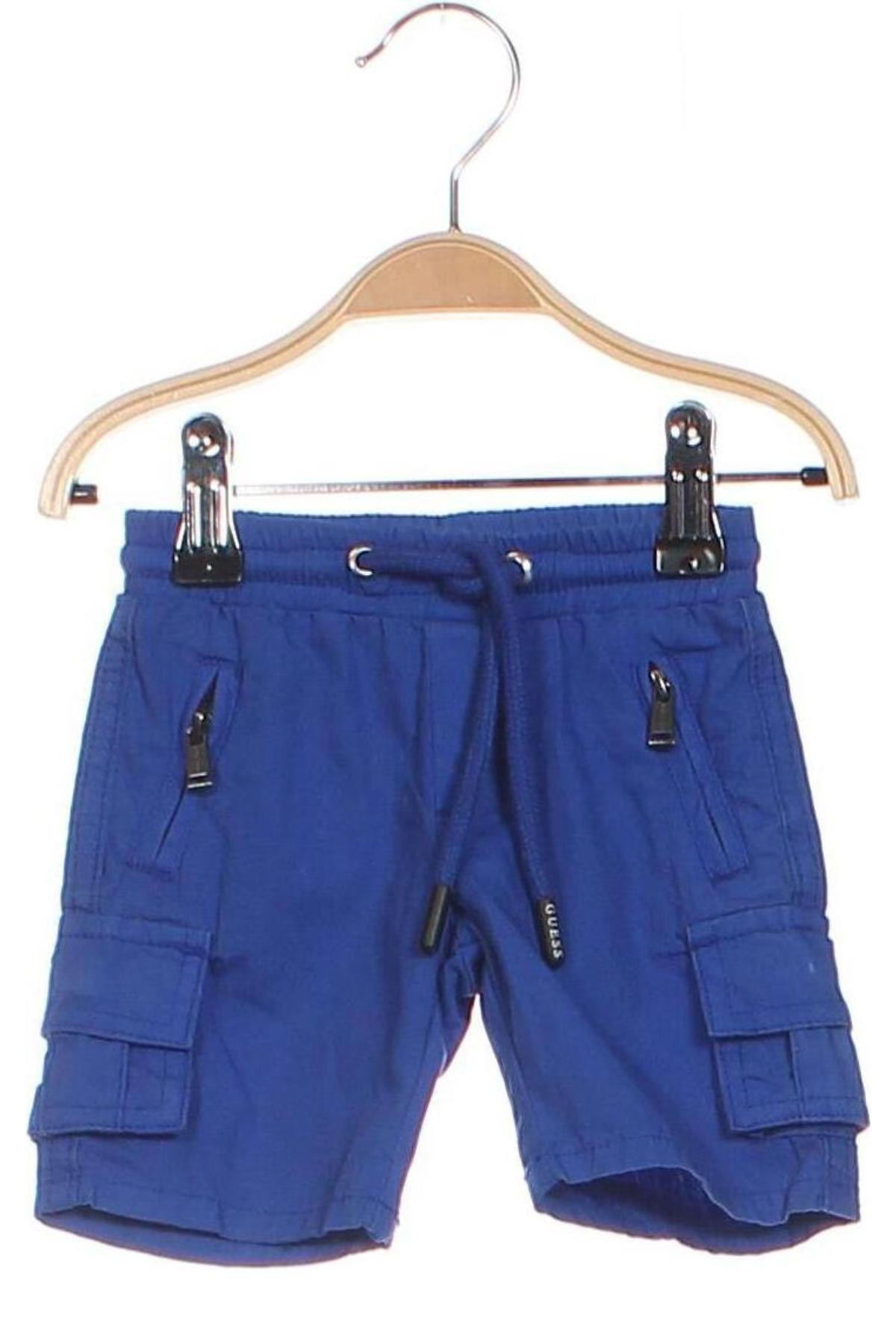 Παιδικό κοντό παντελόνι Guess, Μέγεθος 3-6m/ 62-68 εκ., Χρώμα Μπλέ, Τιμή 32,47 €
