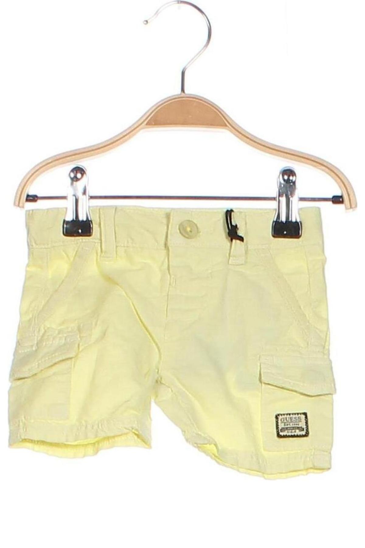 Detské krátke nohavice  Guess, Veľkosť 3-6m/ 62-68 cm, Farba Žltá, Cena  32,47 €