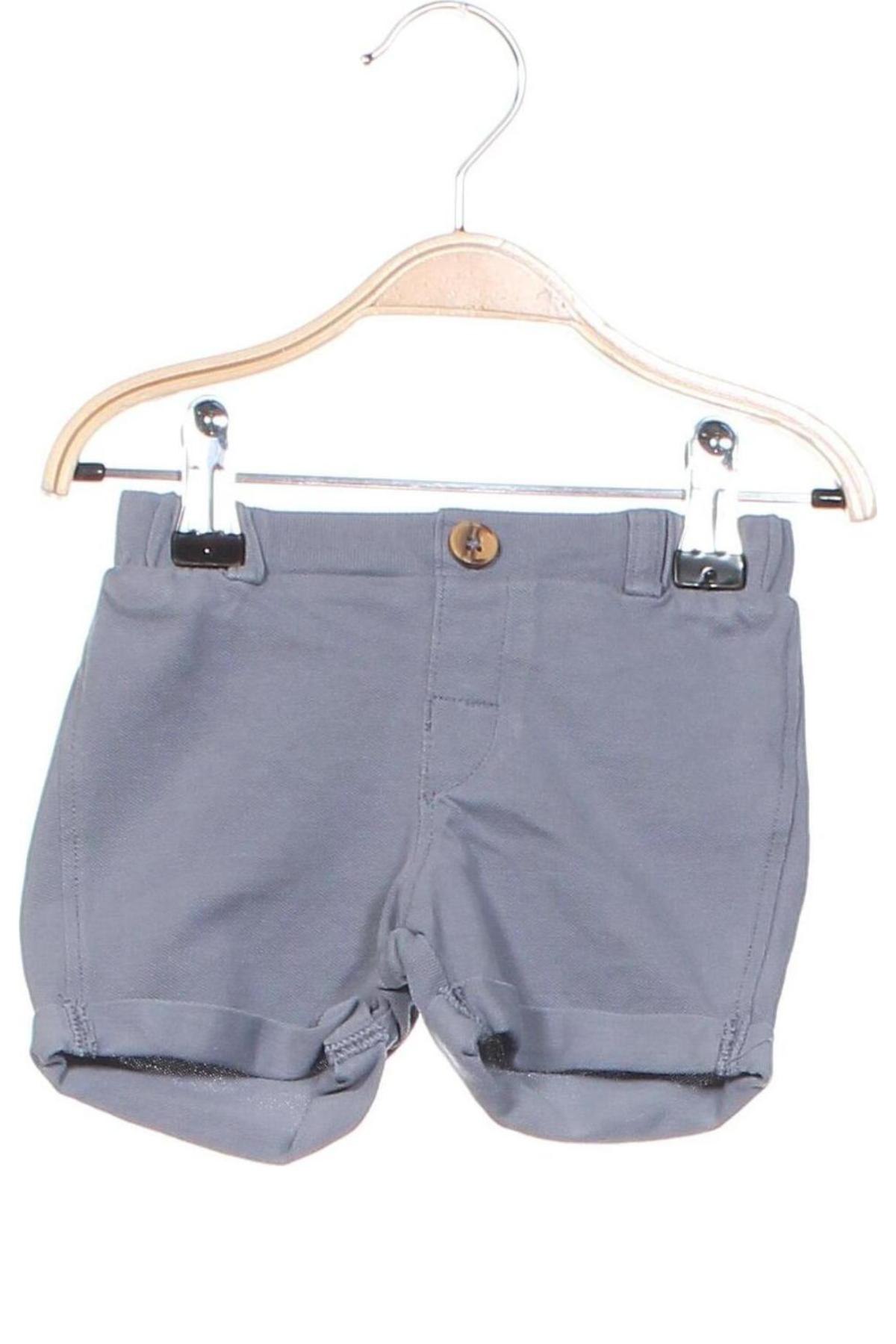 Детски къс панталон H&M, Размер 9-12m/ 74-80 см, Цвят Сив, Цена 14,00 лв.