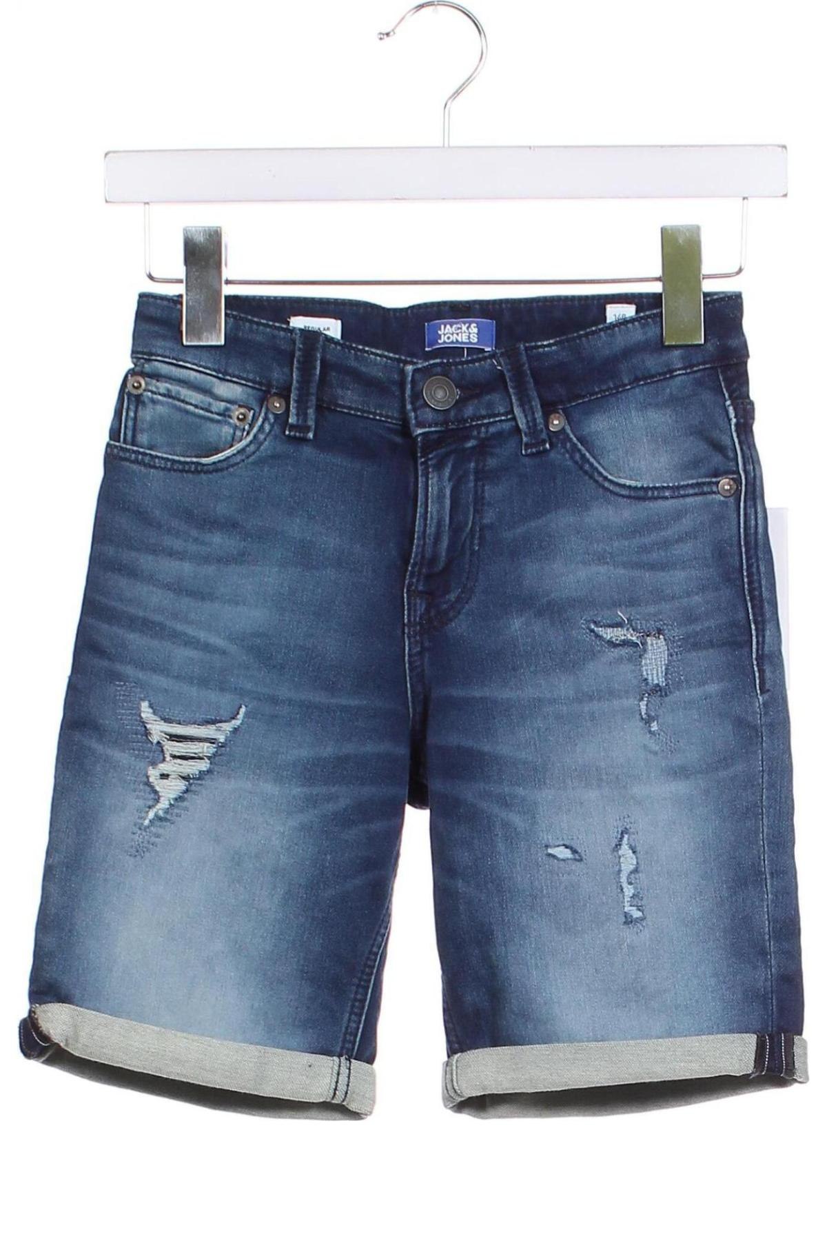 Παιδικό κοντό παντελόνι Jack & Jones, Μέγεθος 10-11y/ 146-152 εκ., Χρώμα Μπλέ, Τιμή 17,73 €