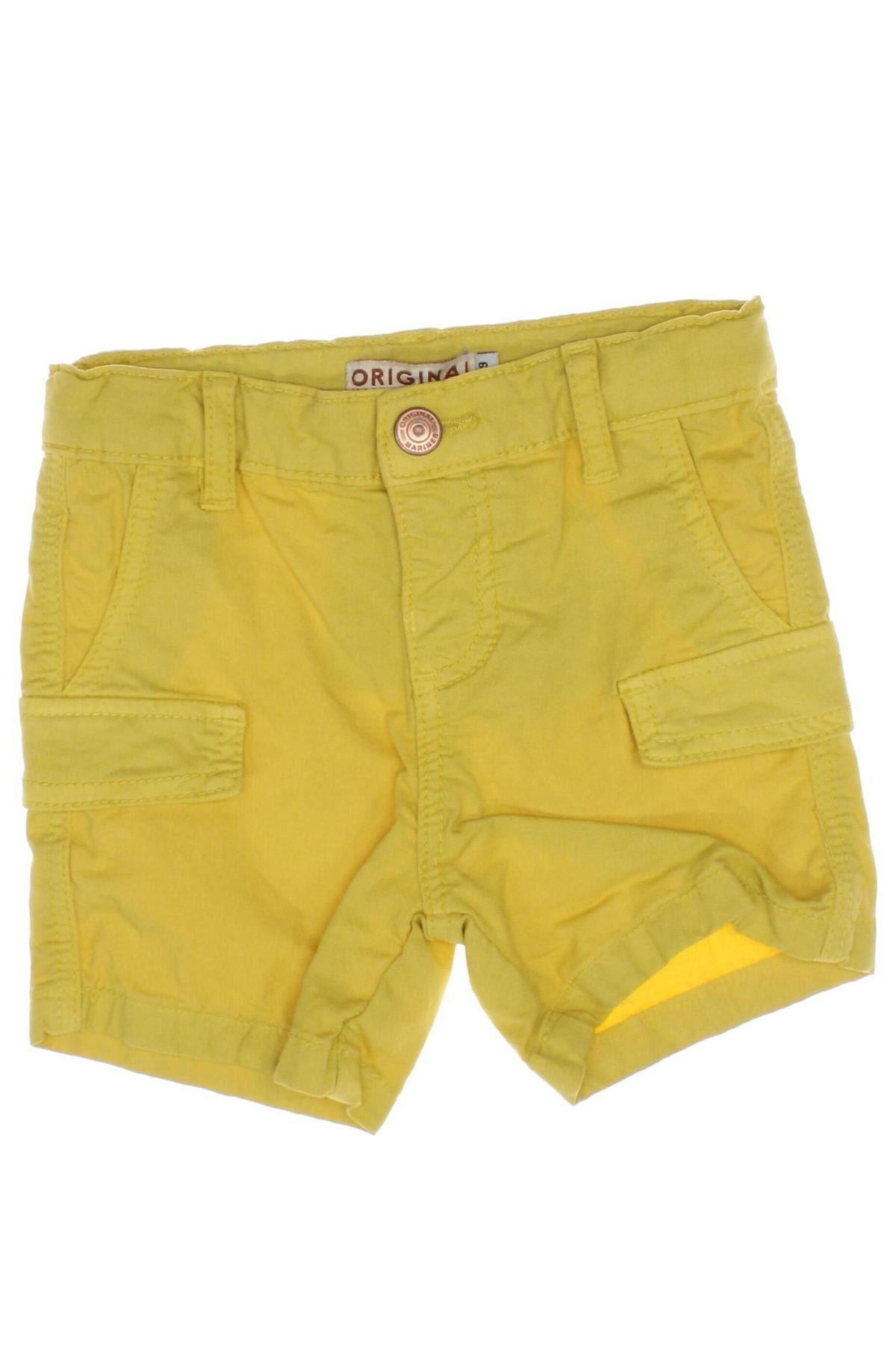 Pantaloni scurți pentru copii Original Marines, Mărime 6-9m/ 68-74 cm, Culoare Galben, Preț 20,13 Lei