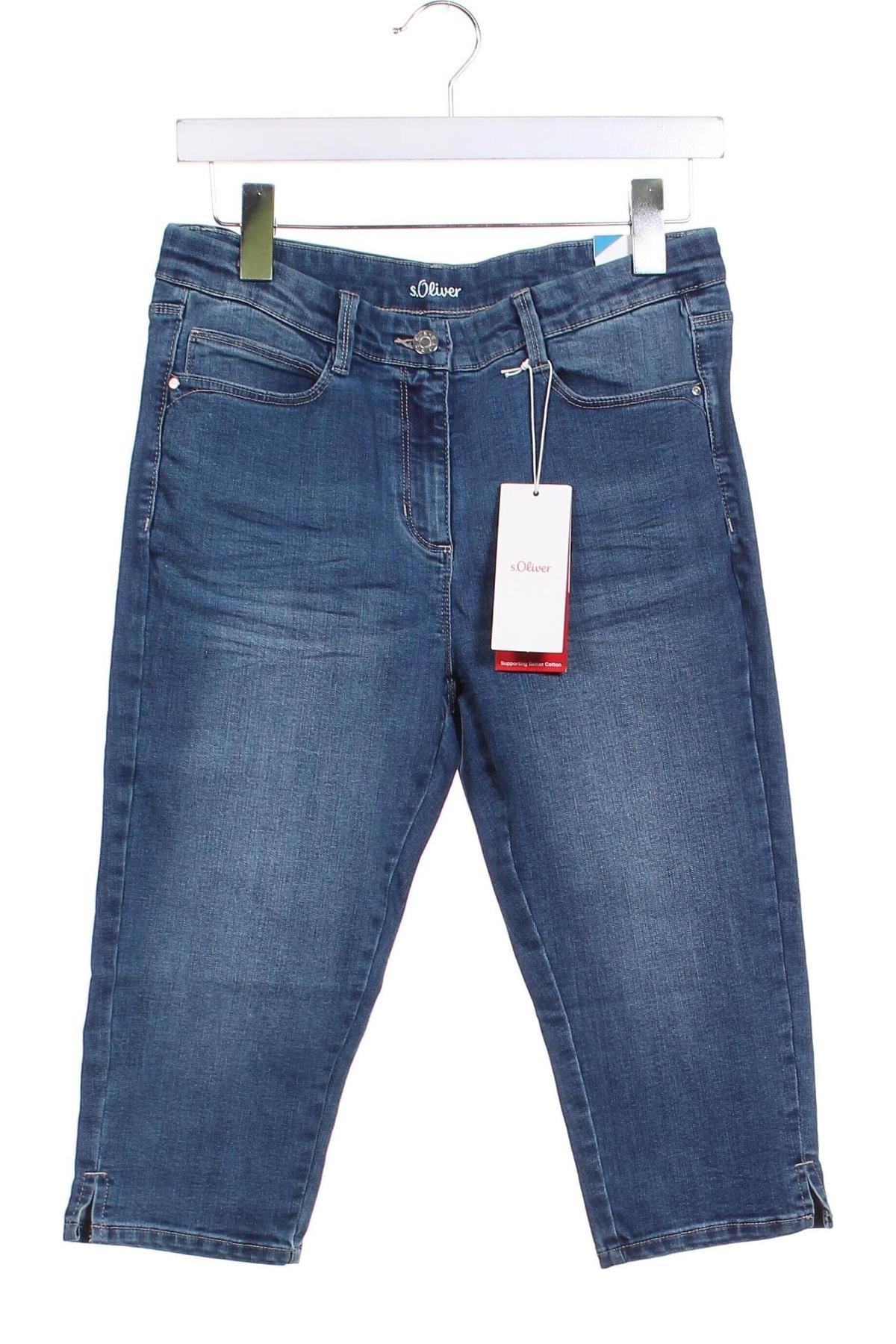 Pantaloni scurți pentru copii S.Oliver, Mărime 12-13y/ 158-164 cm, Culoare Albastru, Preț 134,21 Lei