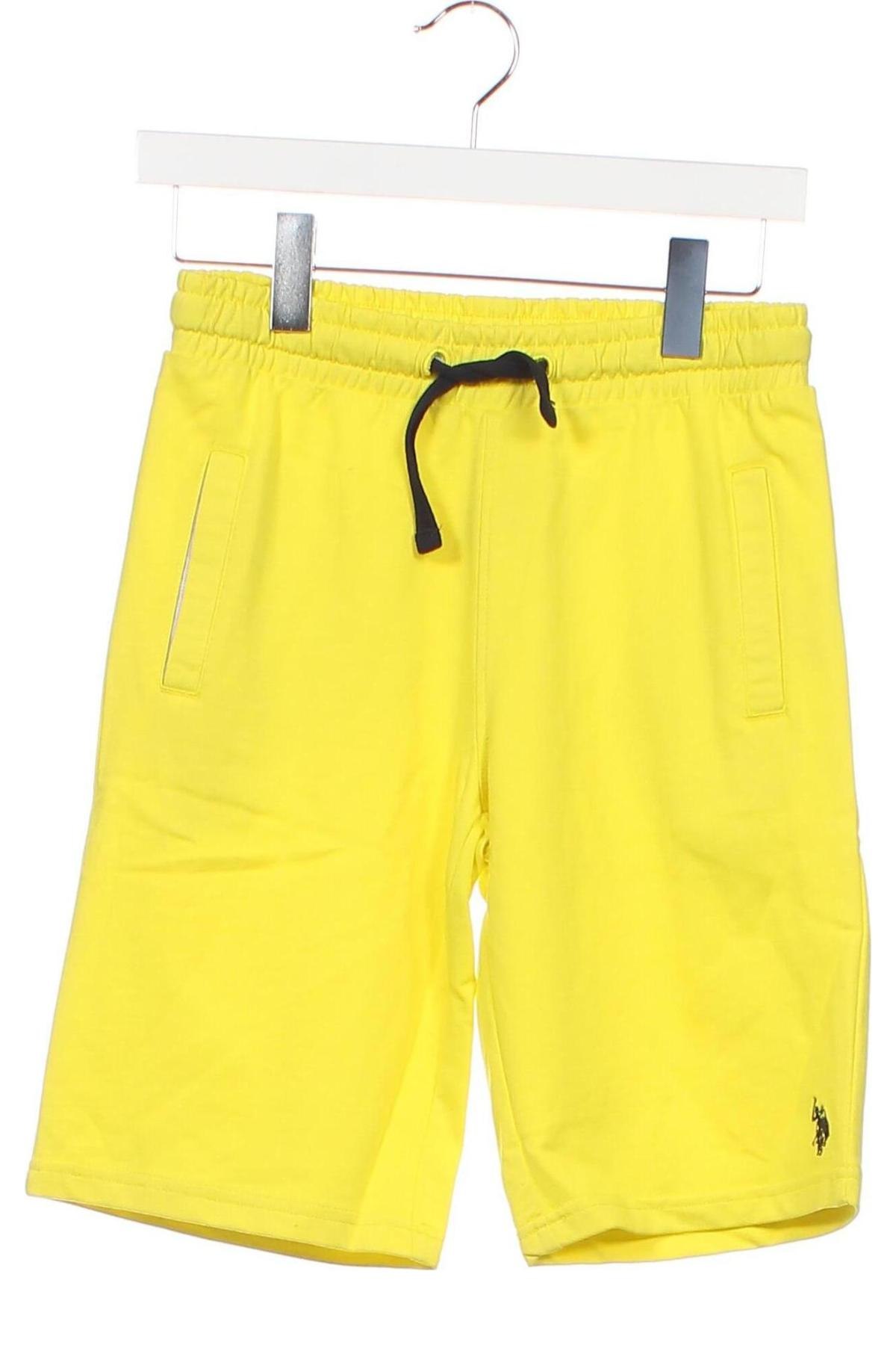 Pantaloni scurți pentru copii U.S. Polo Assn., Mărime 12-13y/ 158-164 cm, Culoare Galben, Preț 178,95 Lei