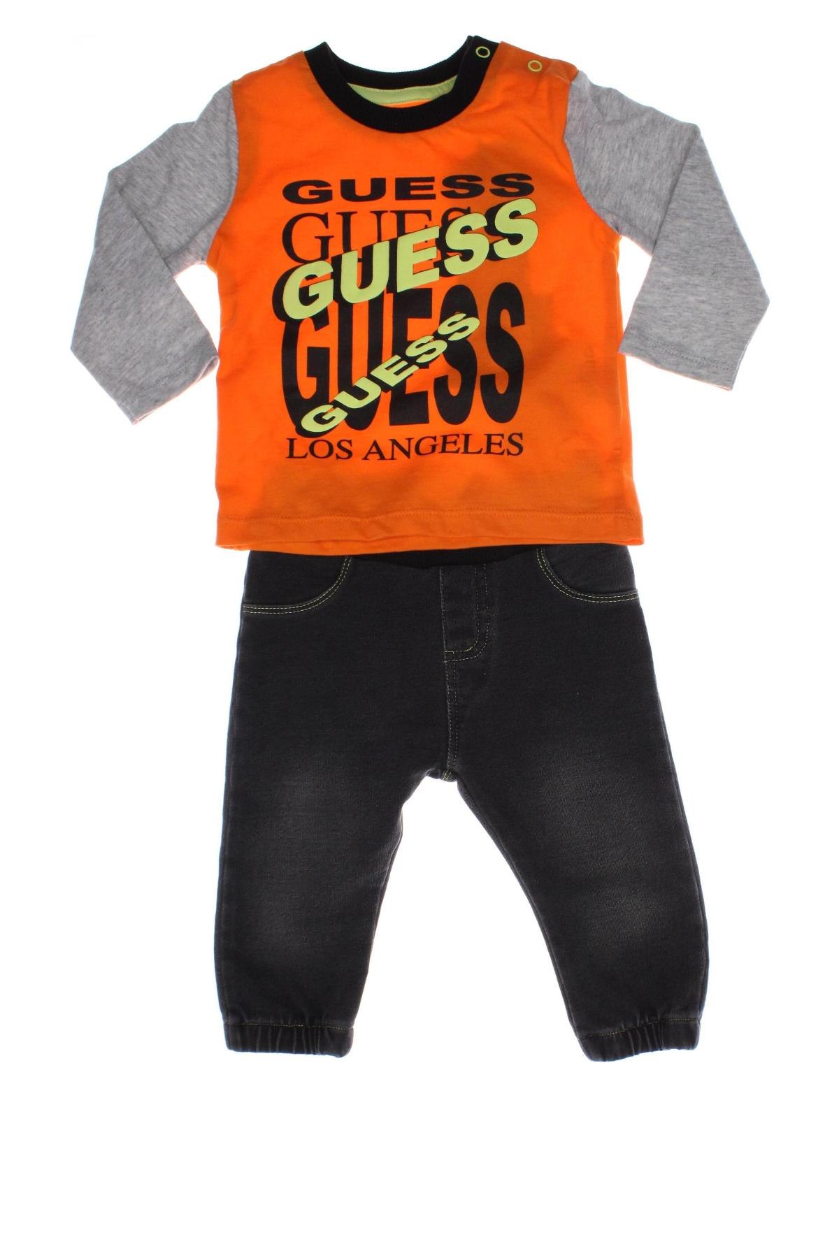 Детски комплект Guess, Размер 3-6m/ 62-68 см, Цвят Многоцветен, Цена 44,55 лв.