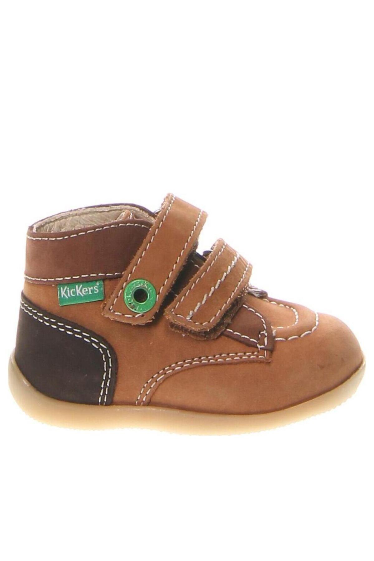 Детски обувки Kickers, Размер 18, Цвят Кафяв, Цена 48,00 лв.