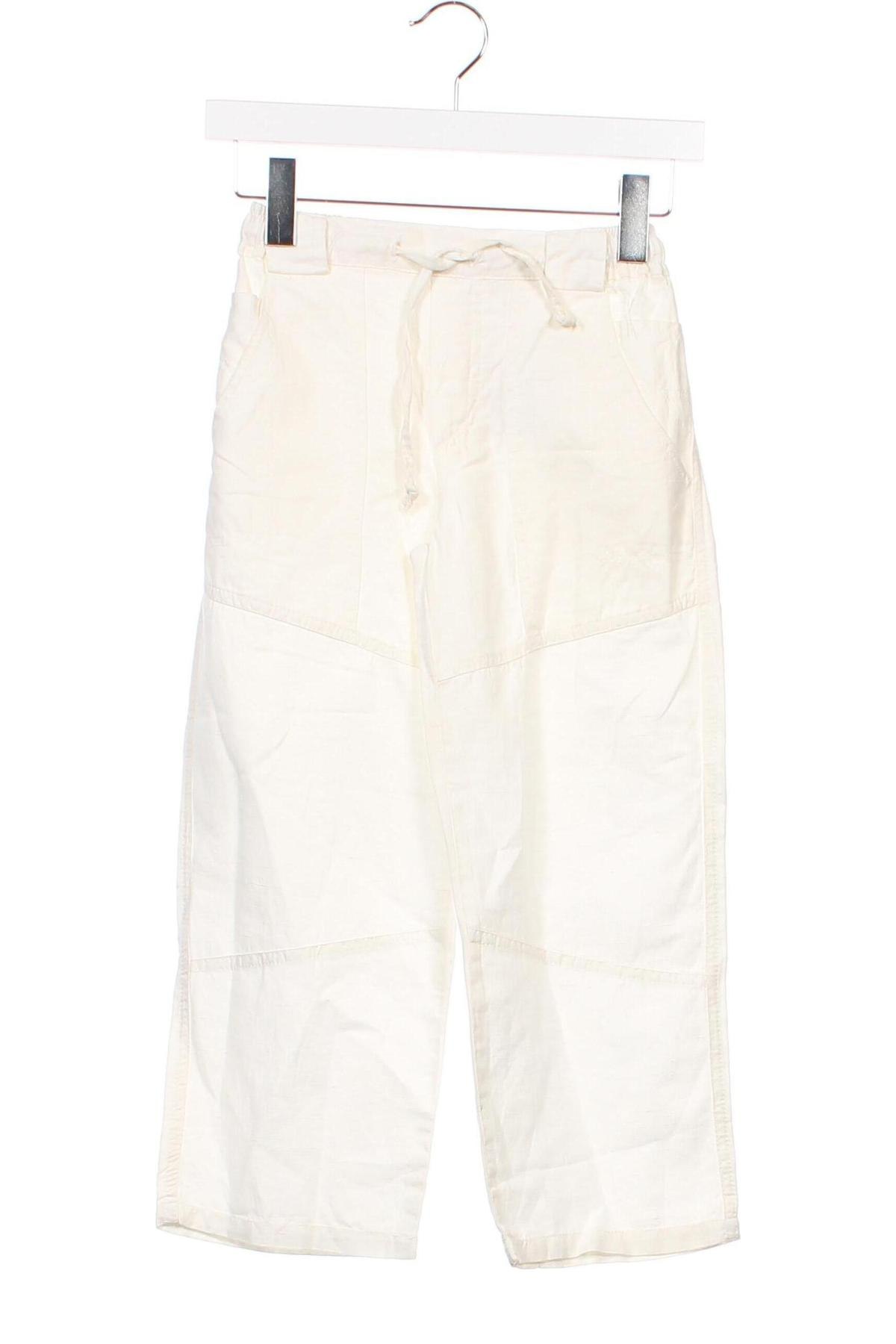 Детски панталон, Размер 5-6y/ 116-122 см, Цвят Бял, Цена 10,97 лв.