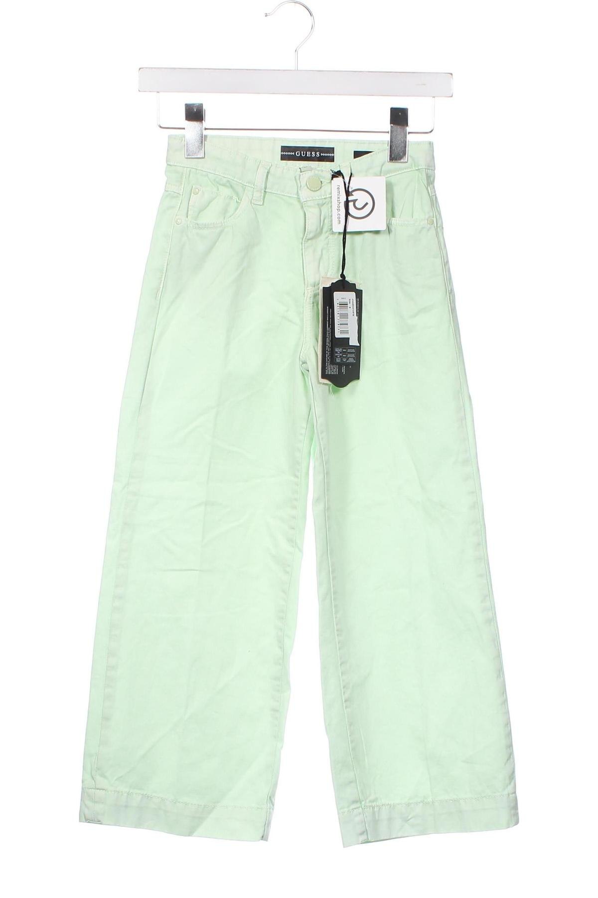 Dětské kalhoty  Guess, Velikost 7-8y/ 128-134 cm, Barva Zelená, Cena  1 348,00 Kč