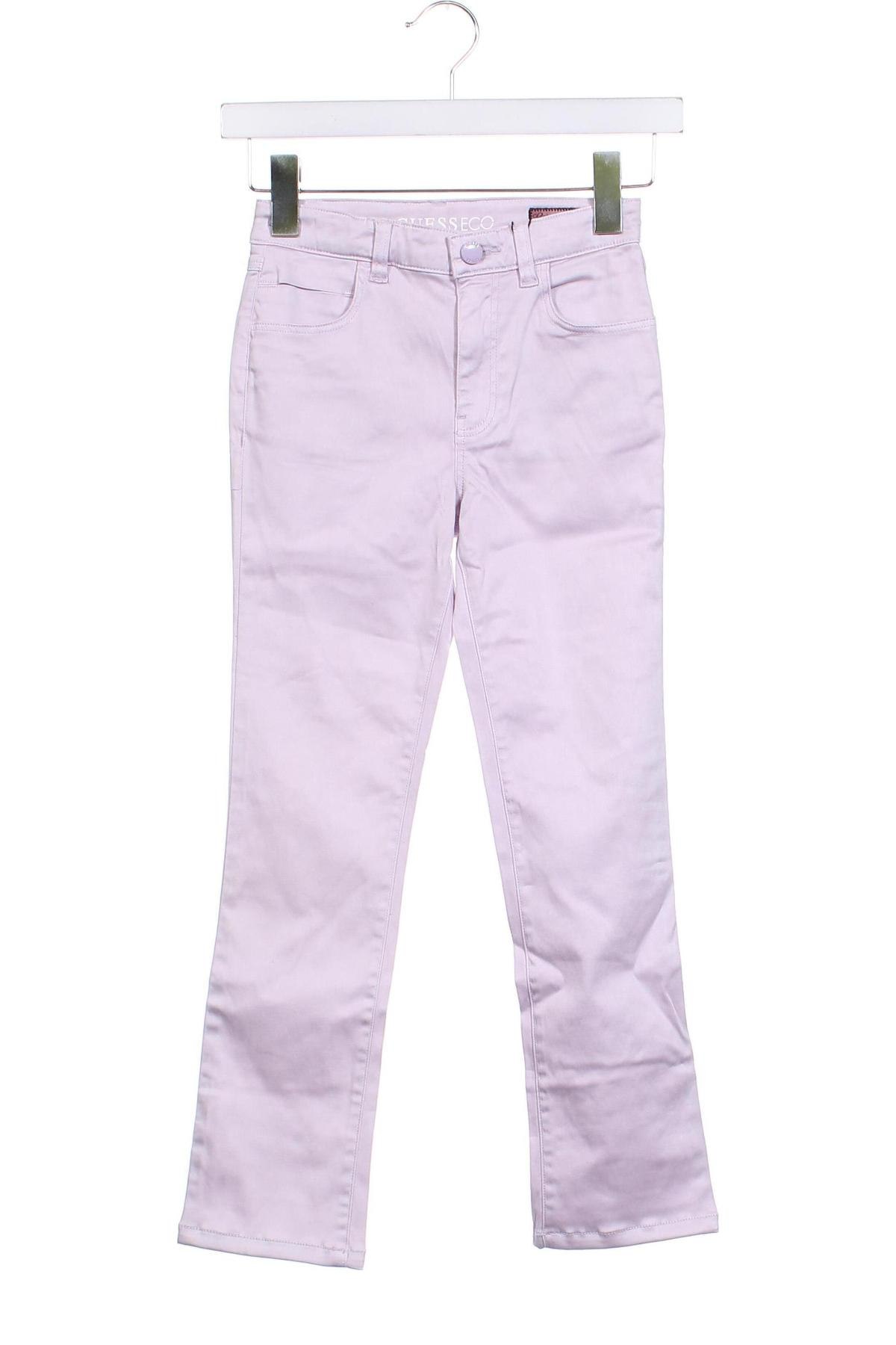Pantaloni pentru copii Guess, Mărime 7-8y/ 128-134 cm, Culoare Mov, Preț 63,63 Lei