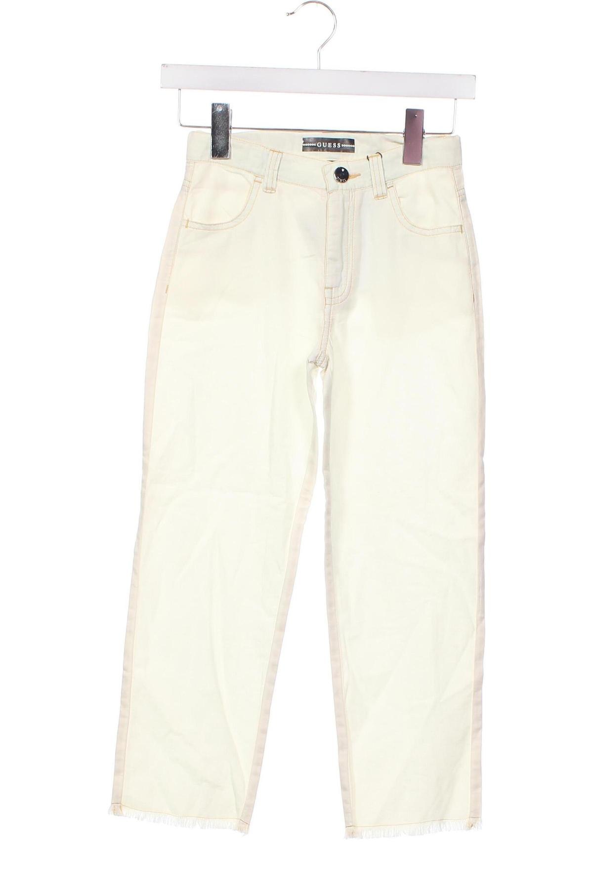 Pantaloni pentru copii Guess, Mărime 7-8y/ 128-134 cm, Culoare Ecru, Preț 110,13 Lei