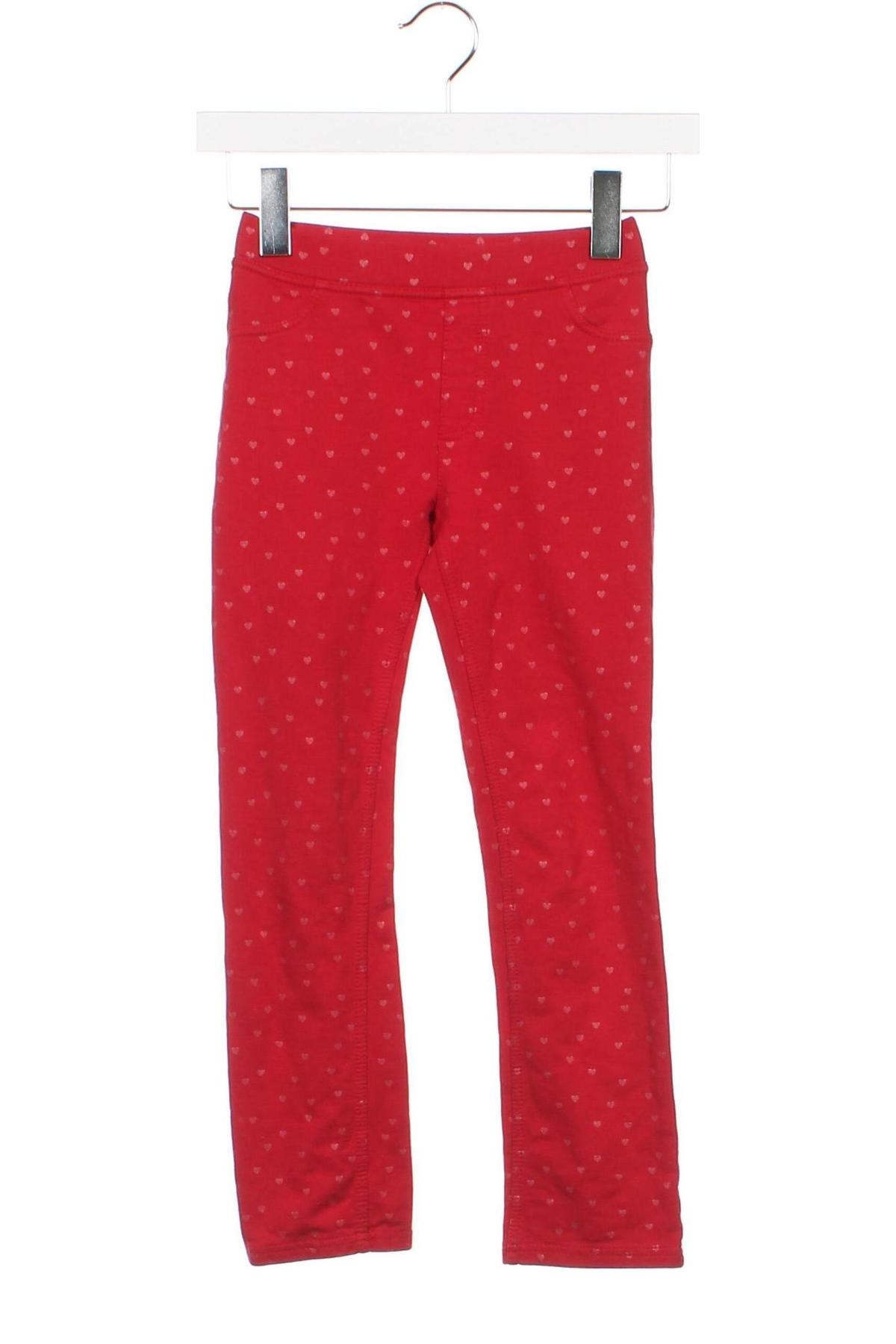 Dětské kalhoty  H&M, Velikost 8-9y/ 134-140 cm, Barva Červená, Cena  139,00 Kč