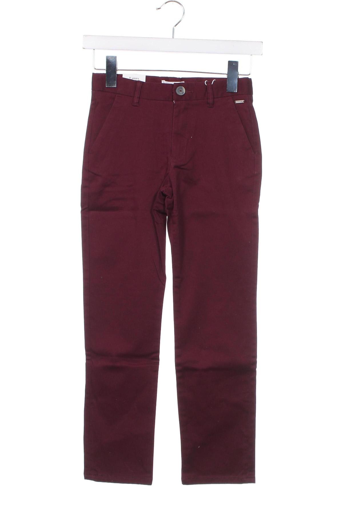 Pantaloni pentru copii Mango, Mărime 8-9y/ 134-140 cm, Culoare Roșu, Preț 53,57 Lei