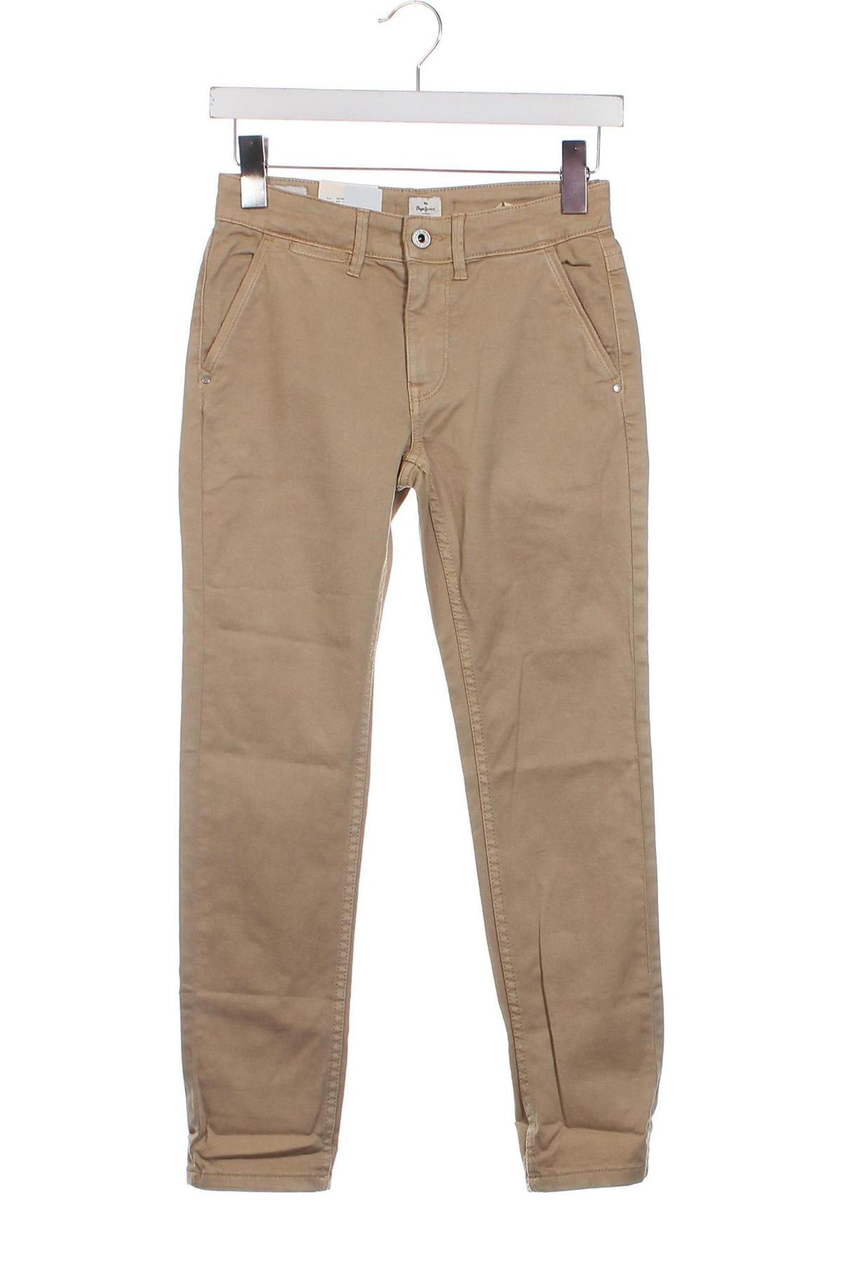 Pantaloni pentru copii Pepe Jeans, Mărime 8-9y/ 134-140 cm, Culoare Bej, Preț 111,84 Lei
