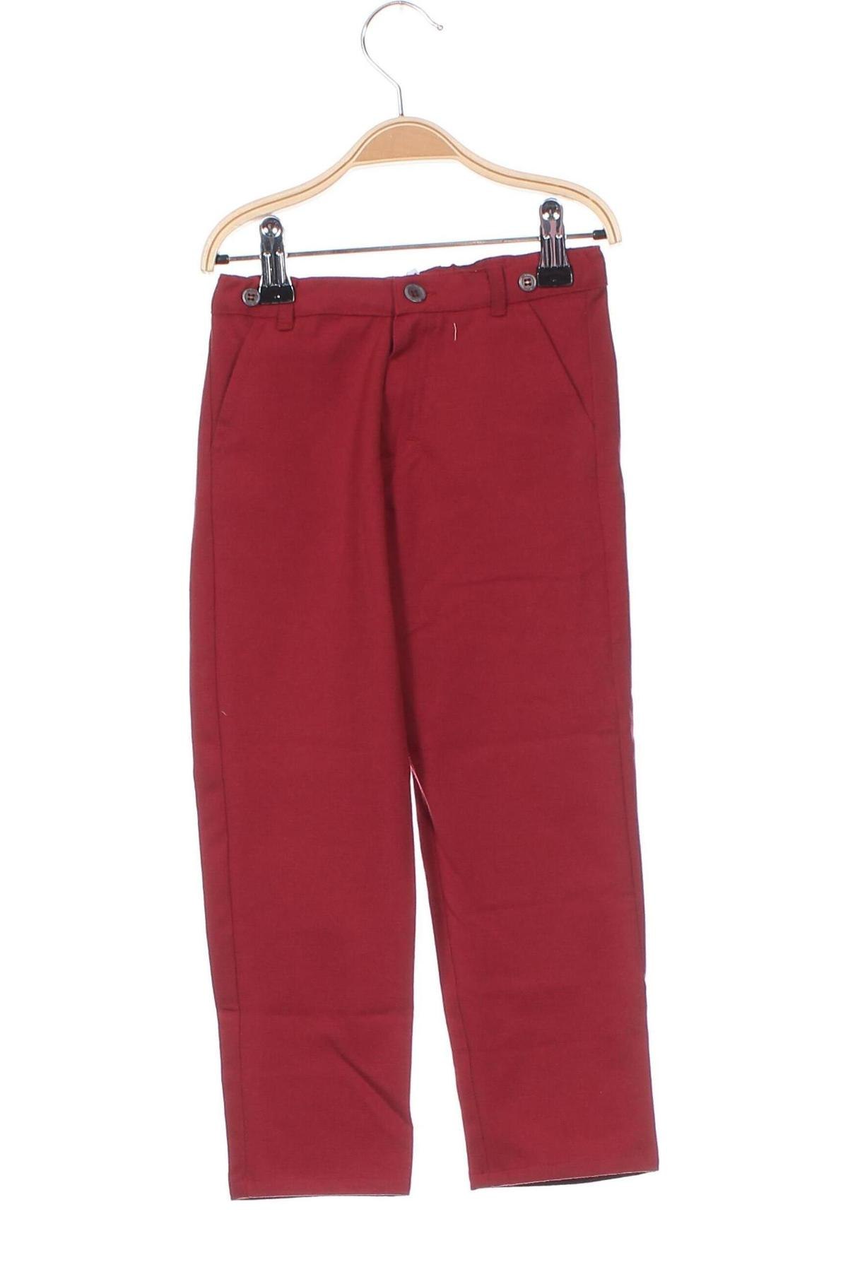 Детски панталон Tutto Piccolo, Размер 2-3y/ 98-104 см, Цвят Червен, Цена 16,15 лв.