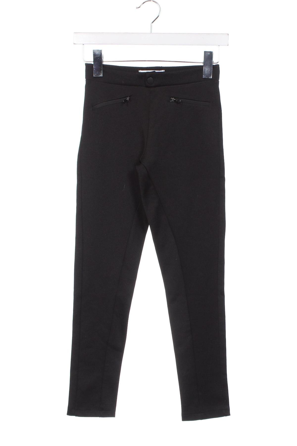 Детски панталон Zara, Размер 11-12y/ 152-158 см, Цвят Черен, Цена 14,11 лв.