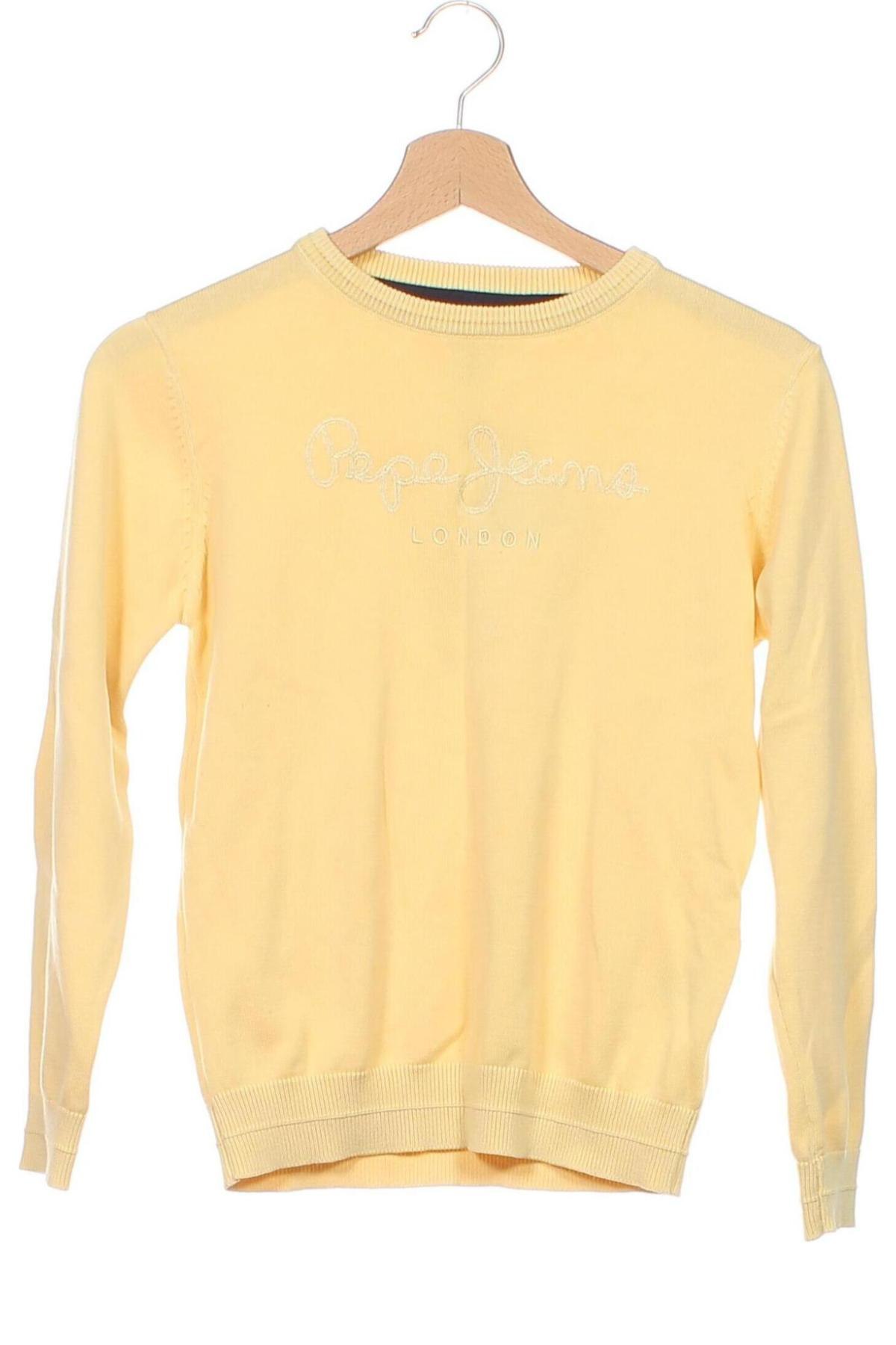 Детски пуловер Pepe Jeans, Размер 9-10y/ 140-146 см, Цвят Жълт, Цена 85,00 лв.