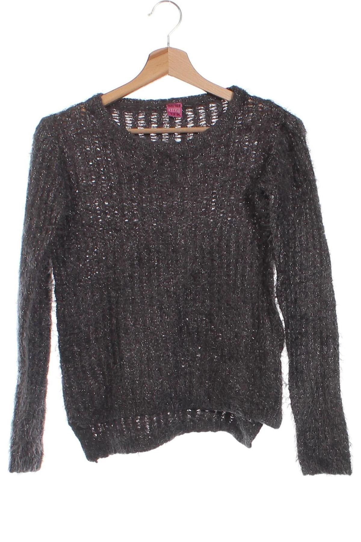 Παιδικό πουλόβερ Y.F.K., Μέγεθος 12-13y/ 158-164 εκ., Χρώμα Γκρί, Τιμή 4,21 €