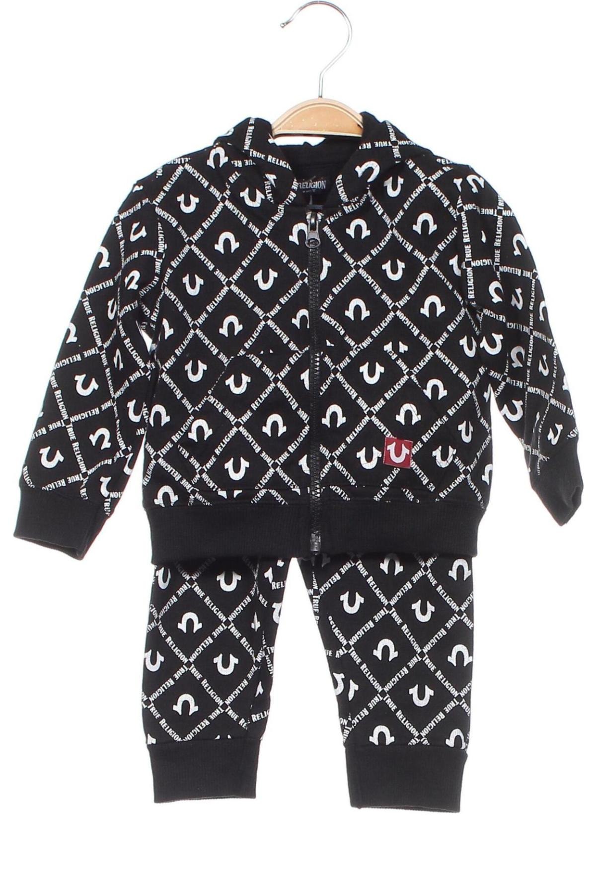 Kinder Sportanzug True Religion, Größe 12-18m/ 80-86 cm, Farbe Schwarz, Preis 45,73 €