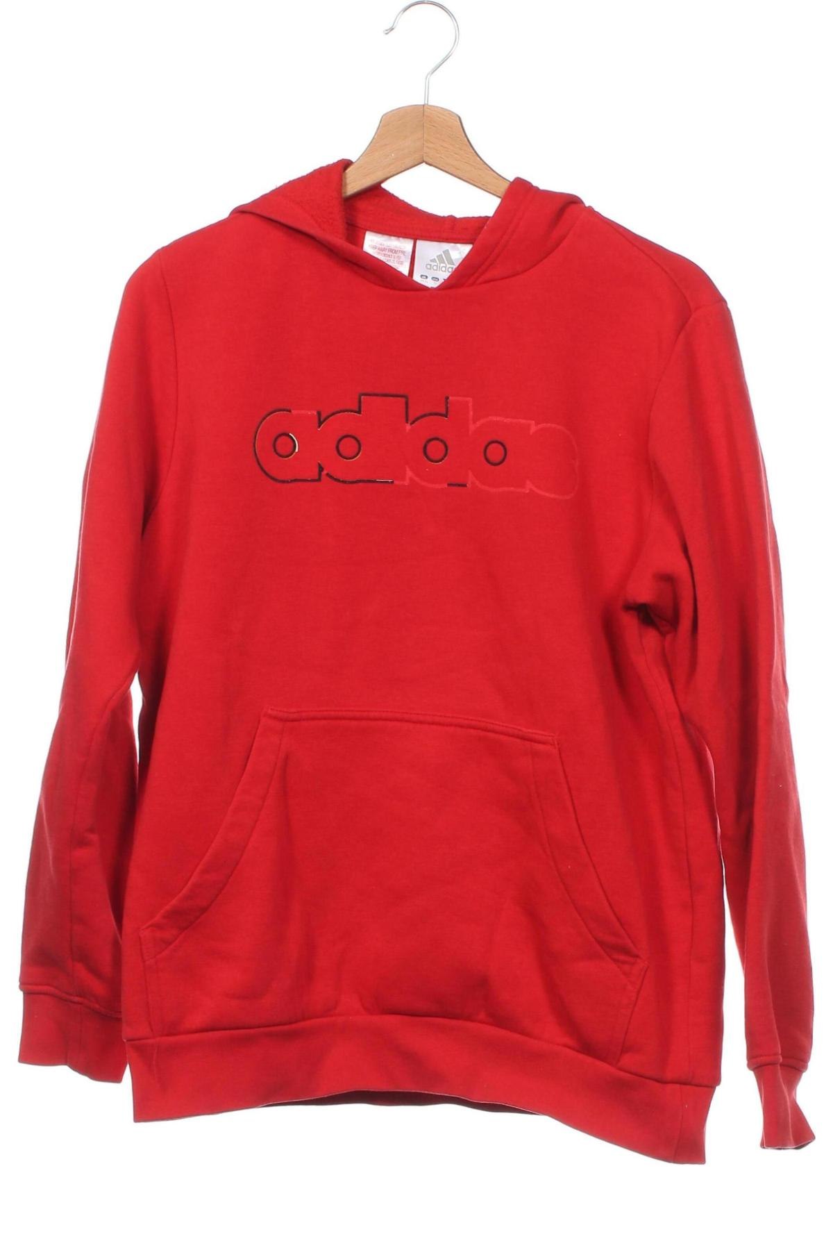 Gyerek sweatshirt Adidas, Méret 15-18y / 170-176 cm, Szín Piros, Ár 6 205 Ft