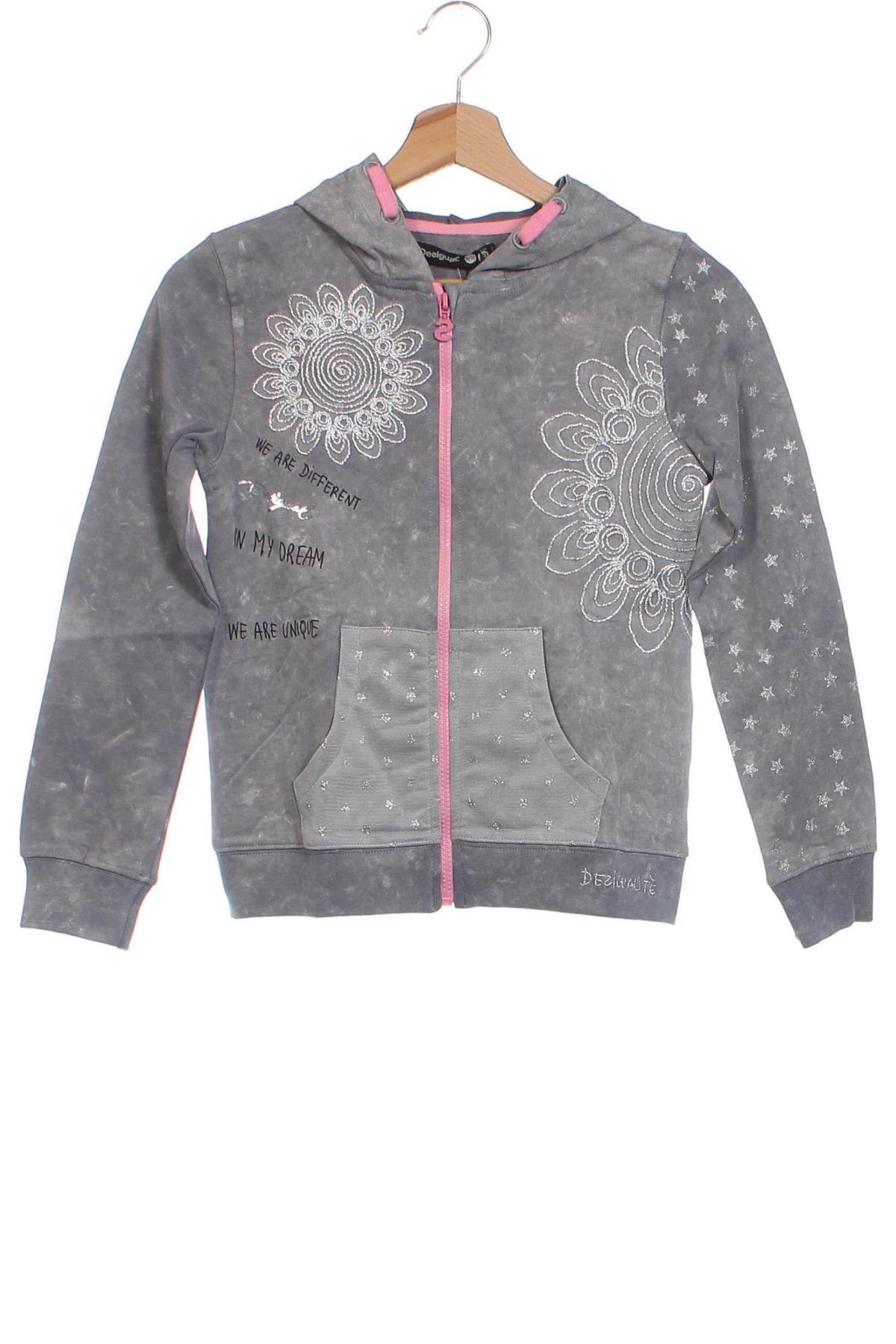 Kinder Sweatshirts Desigual, Größe 8-9y/ 134-140 cm, Farbe Grau, Preis € 26,29