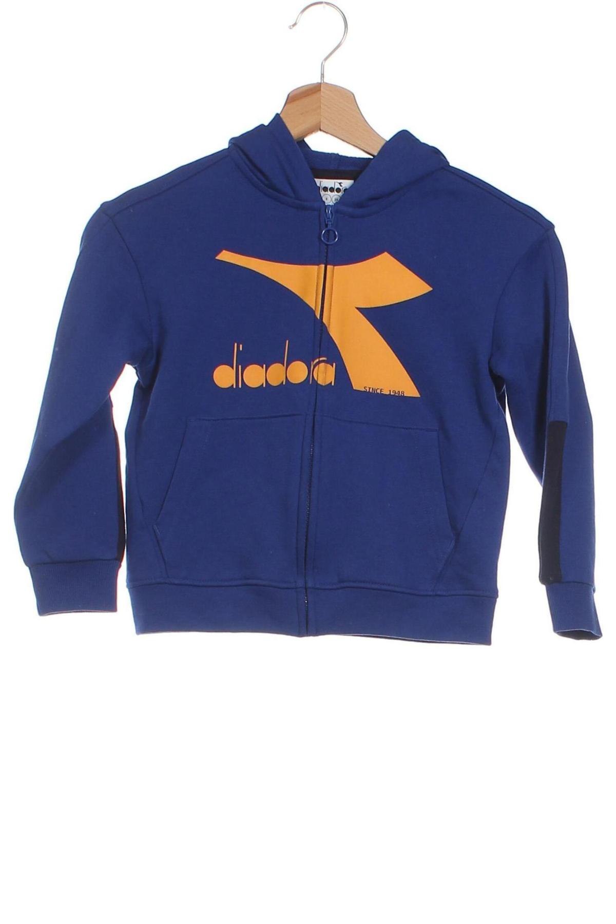 Kinder Sweatshirts Diadora, Größe 5-6y/ 116-122 cm, Farbe Blau, Preis 26,29 €