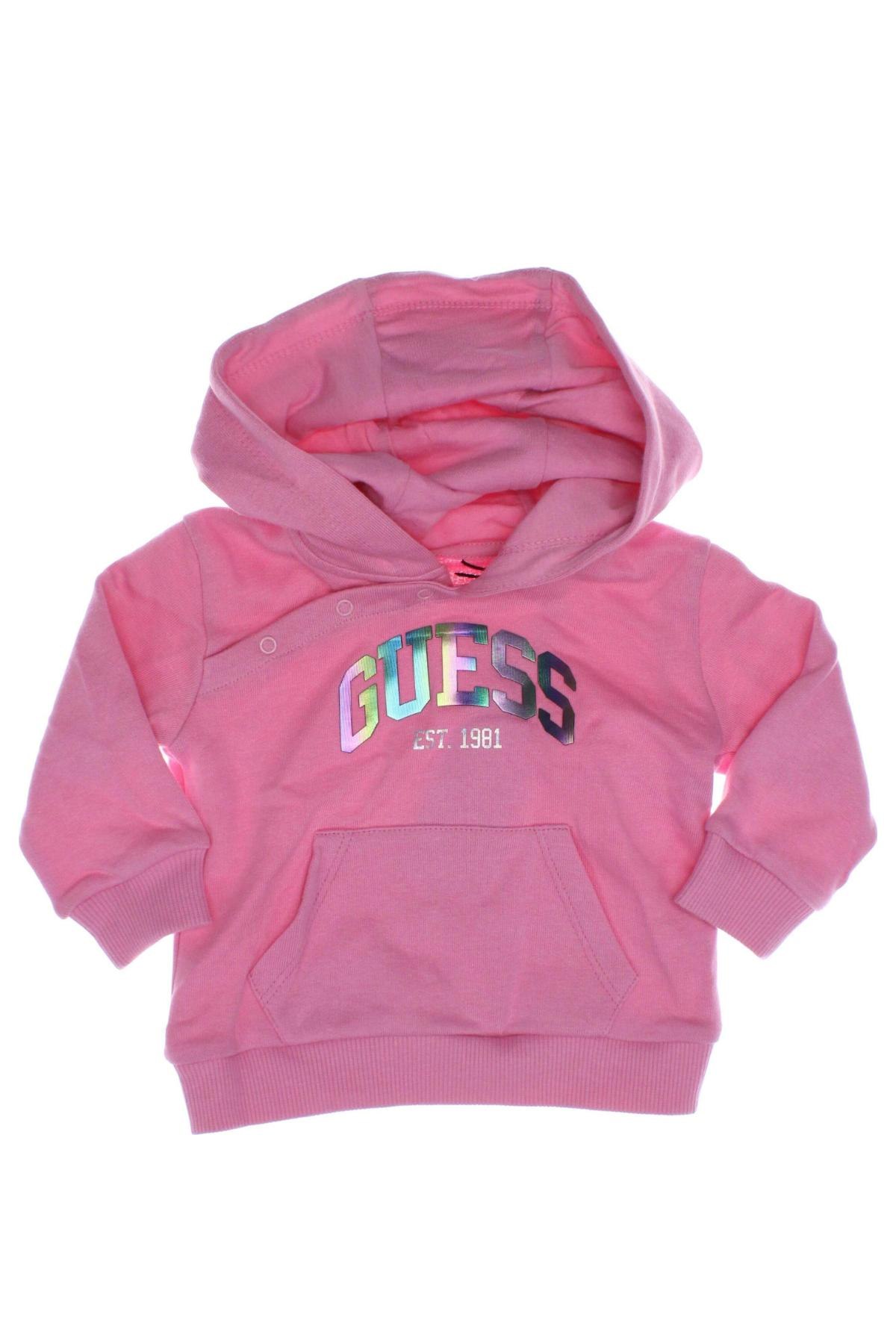 Παιδικό φούτερ Guess, Μέγεθος 3-6m/ 62-68 εκ., Χρώμα Ρόζ , Τιμή 25,80 €