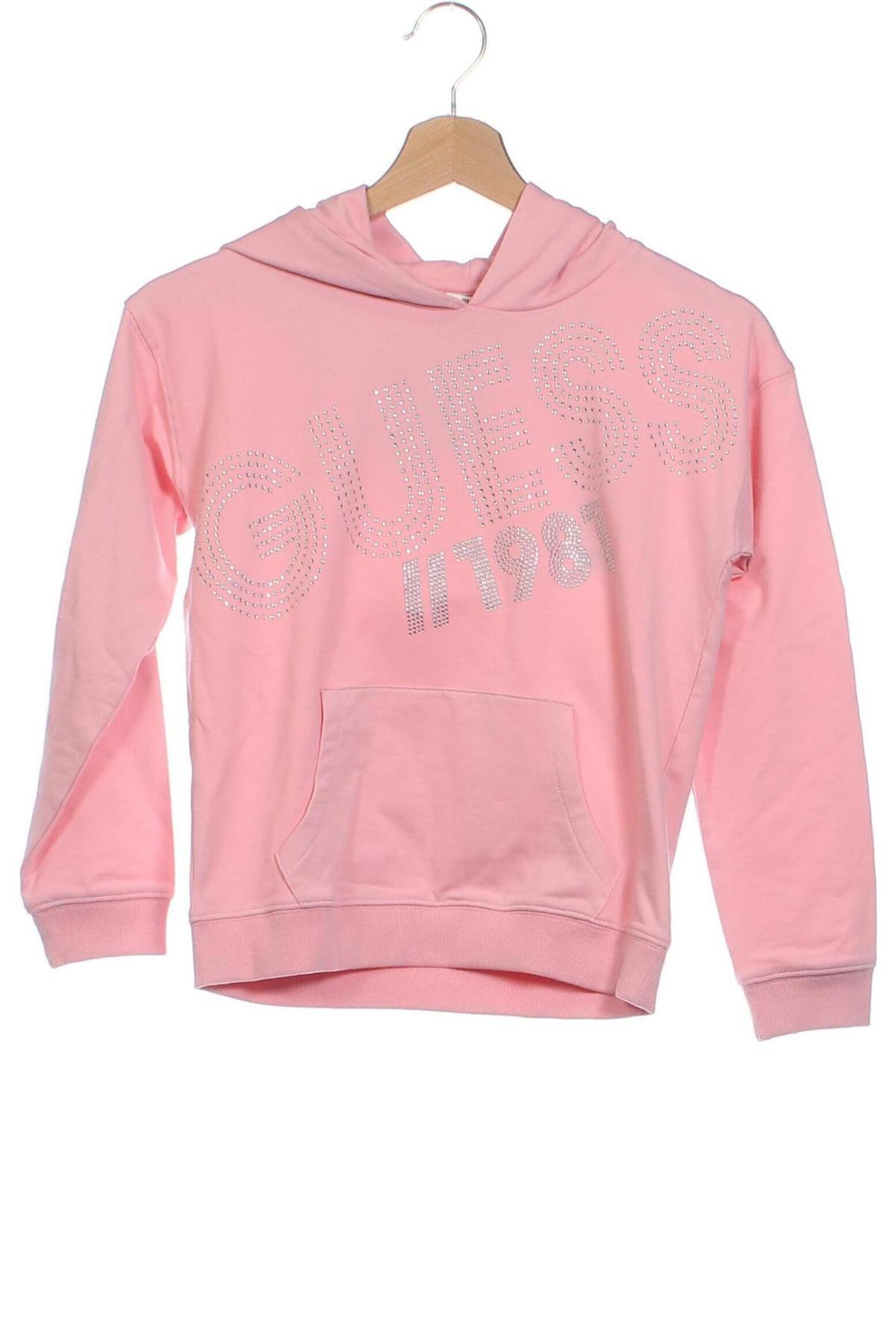 Kinder Sweatshirts Guess, Größe 7-8y/ 128-134 cm, Farbe Rosa, Preis 39,69 €