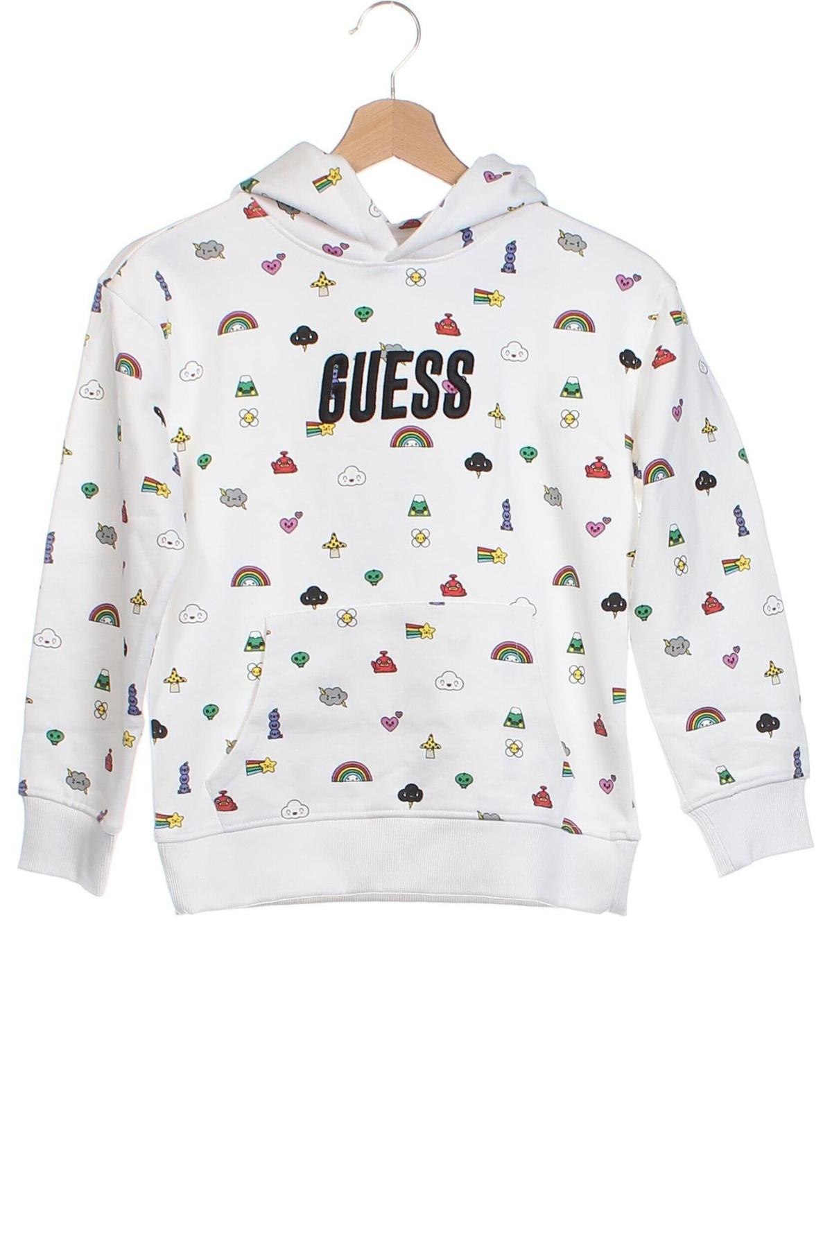 Kinder Sweatshirts Guess, Größe 7-8y/ 128-134 cm, Farbe Weiß, Preis € 37,71