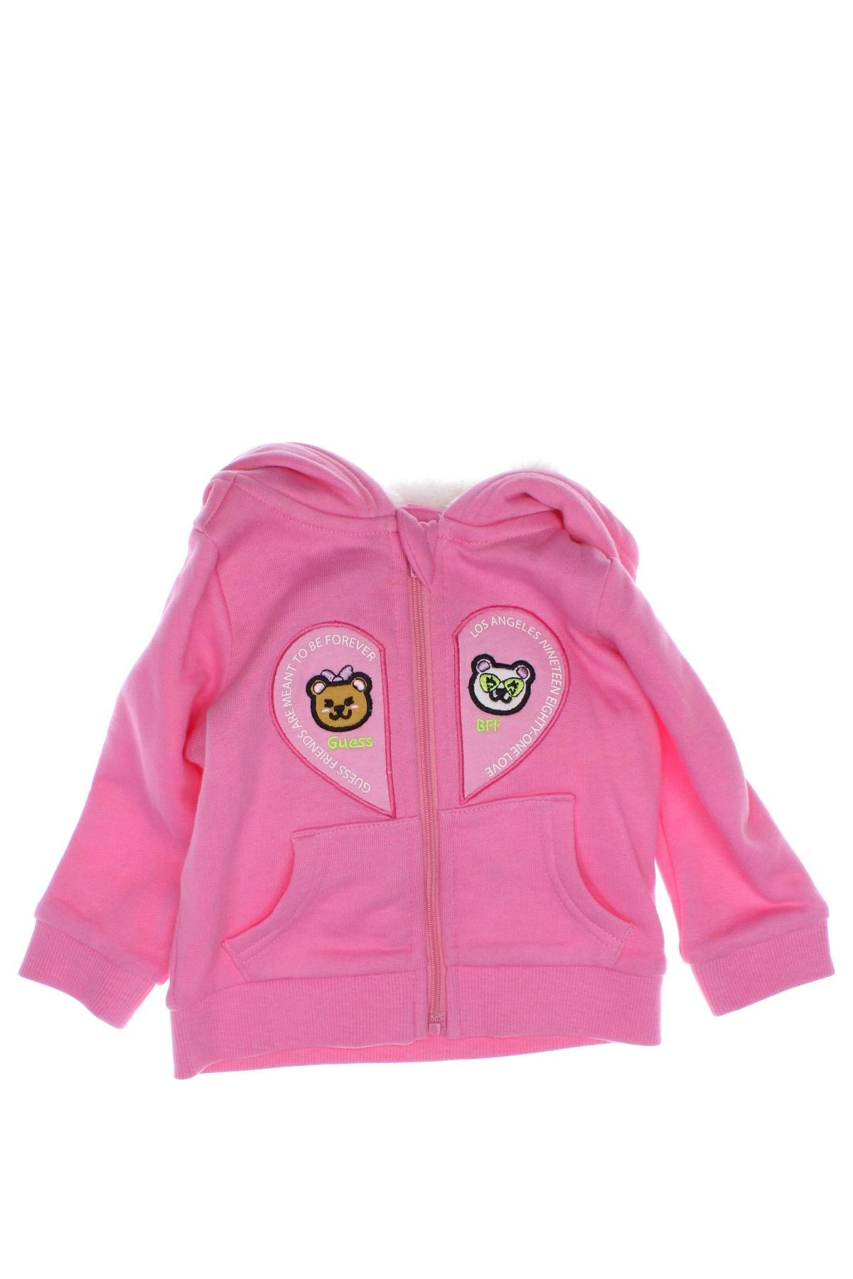 Kinder Sweatshirts Guess, Größe 3-6m/ 62-68 cm, Farbe Rosa, Preis 19,85 €