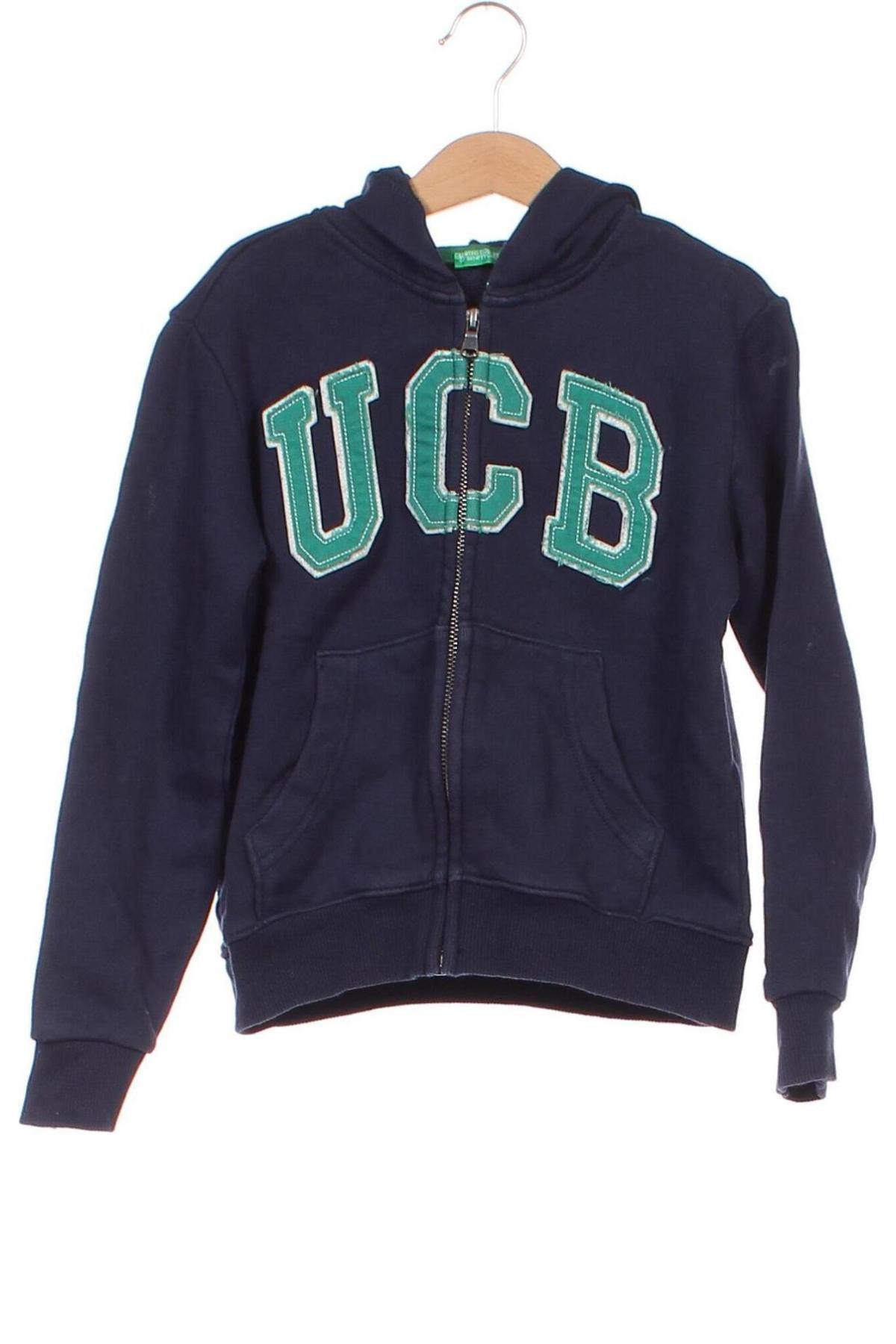 Gyerek sweatshirt United Colors Of Benetton, Méret 5-6y / 116-122 cm, Szín Kék, Ár 5 865 Ft