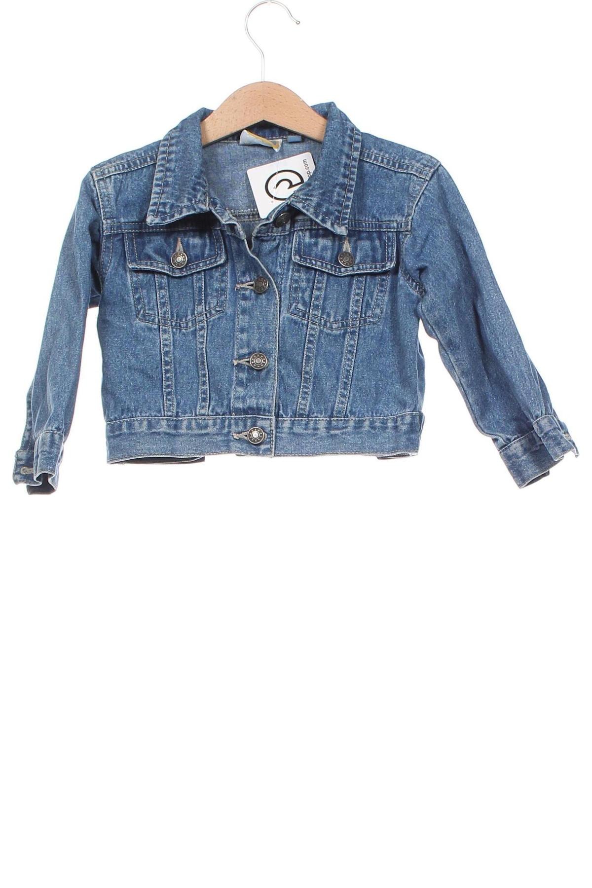Detská džínsová bunda  Outfit, Veľkosť 18-24m/ 86-98 cm, Farba Modrá, Cena  8,16 €
