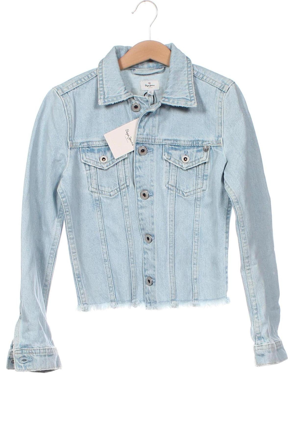 Detská džínsová bunda  Pepe Jeans, Veľkosť 9-10y/ 140-146 cm, Farba Modrá, Cena  36,91 €