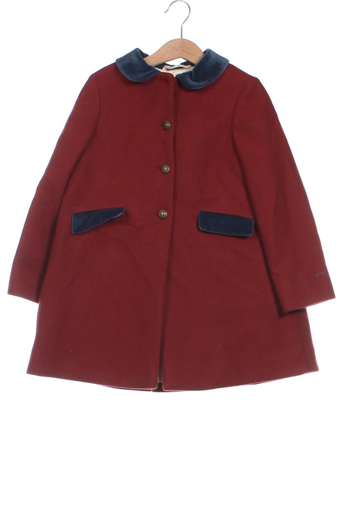 Детско палто Nanos, Размер 5-6y/ 116-122 см, Цвят Червен, Цена 245,65 лв.